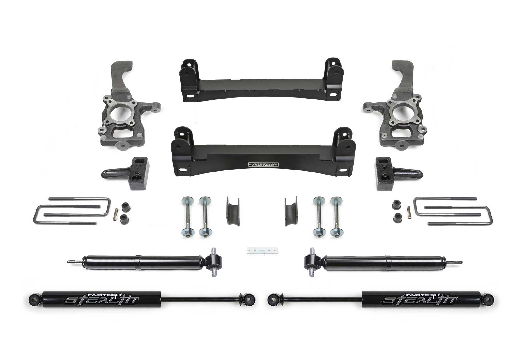 Fabtech | 15-20 Ford F150 2WD 4in Basic | System w/Rear Stealth Shocks
