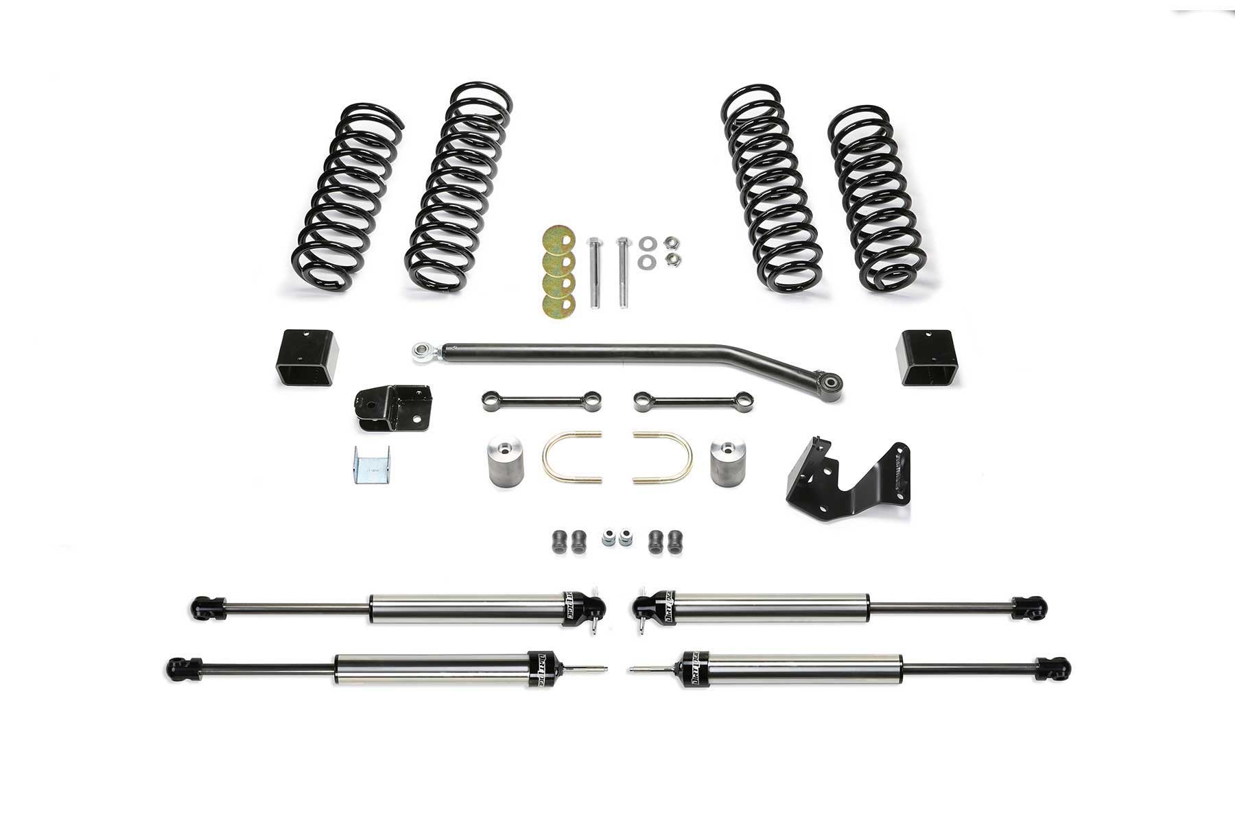 Fabtech | 07-18 Jeep JK 4WD 2-Door 3in | Sport II System w/DL Shocks