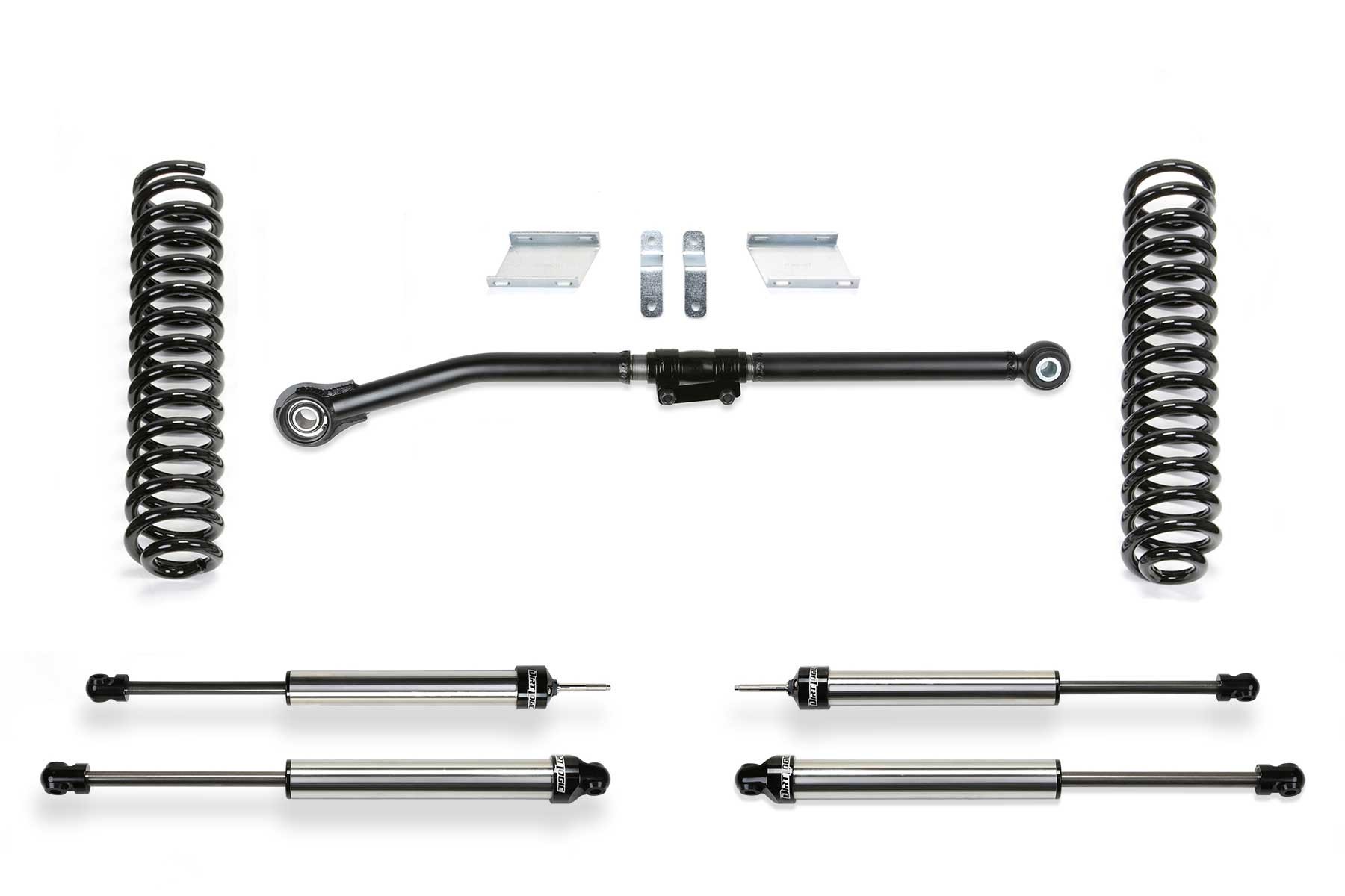 Fabtech | 17-20 Ford F250/350 4WD Diesel 2.5in | Basic System w/DL 2.25 N/R Shocks