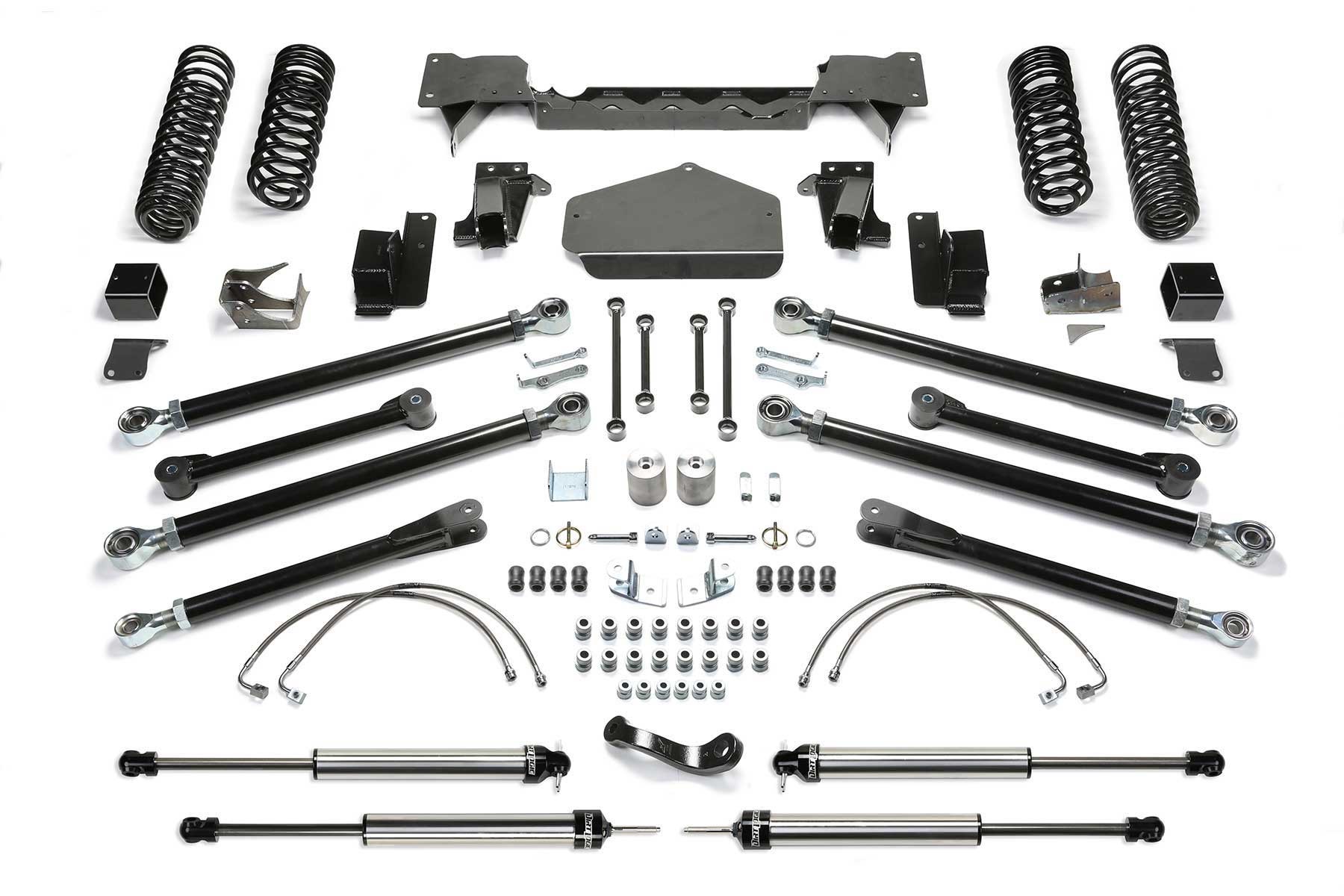 Fabtech | 07-18 Jeep JK 4WD 2-Door 5in | Crawler LT System w/DL Shocks