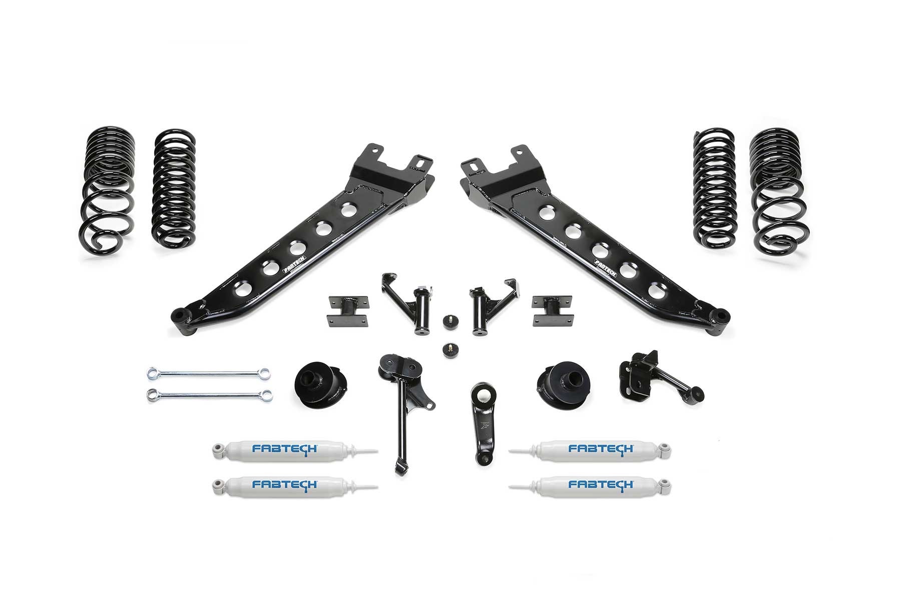 Fabtech | 14-18 Ram 2500 4WD 5in Radius | Arm System w/Coil Springs & Perf. Shocks