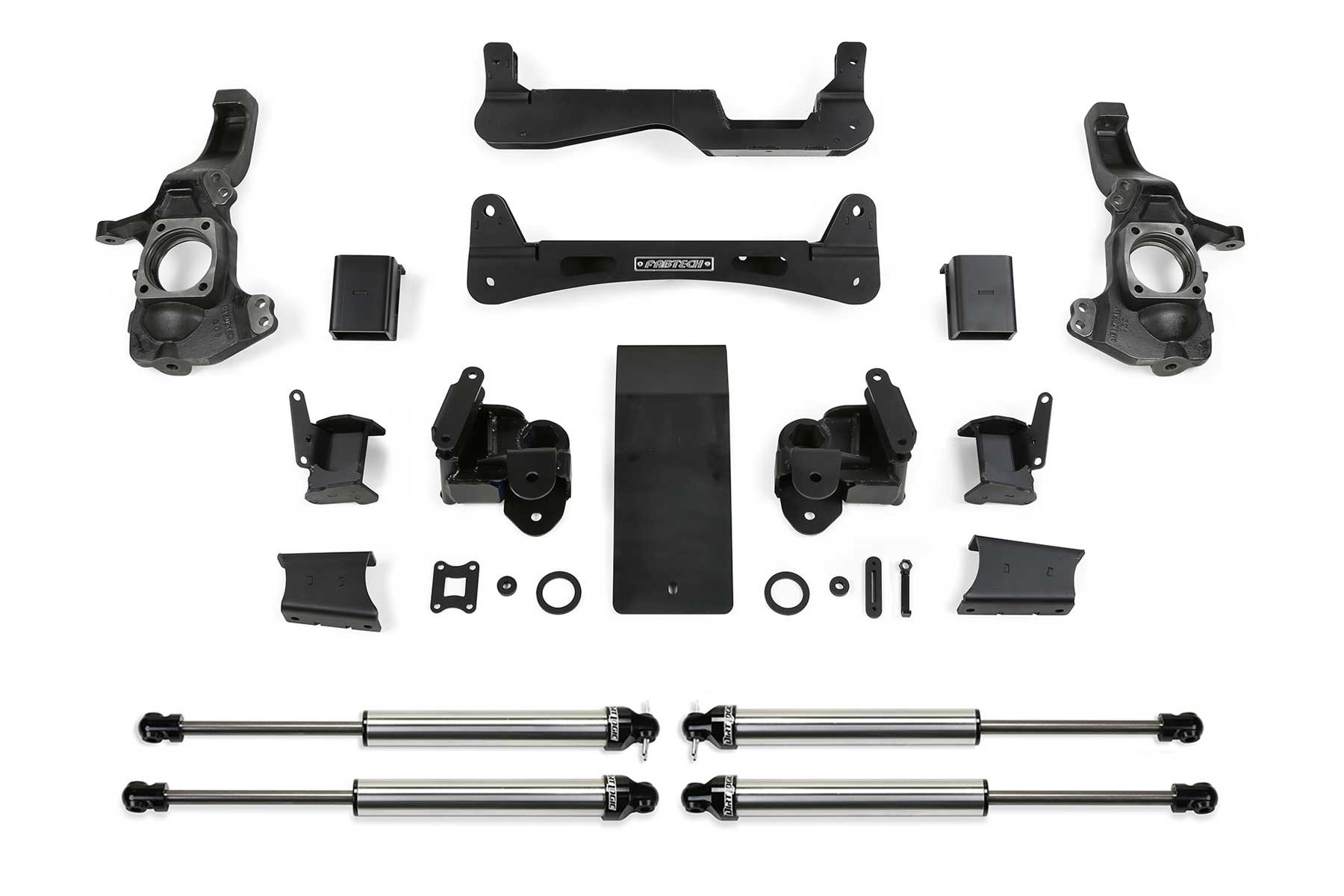 Fabtech | 20-21 Silverado 2500HD,Sierra 2500HD 4WD 6in | Lift System w/2.25 DL Shocks