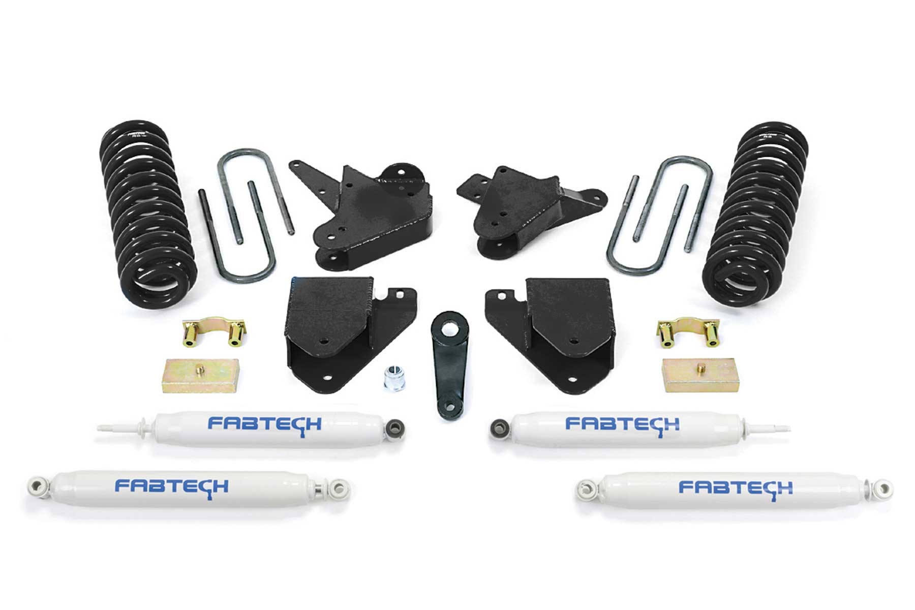 Fabtech | 08-10 Ford F250 2WD V8 Gas | 6in Basic System w/Perf. Shocks