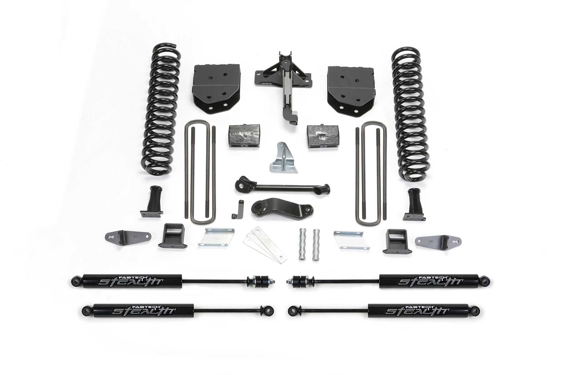 Fabtech | 08-10 Ford F450/550 4WD 6in Basic | System w/Stealth Shocks