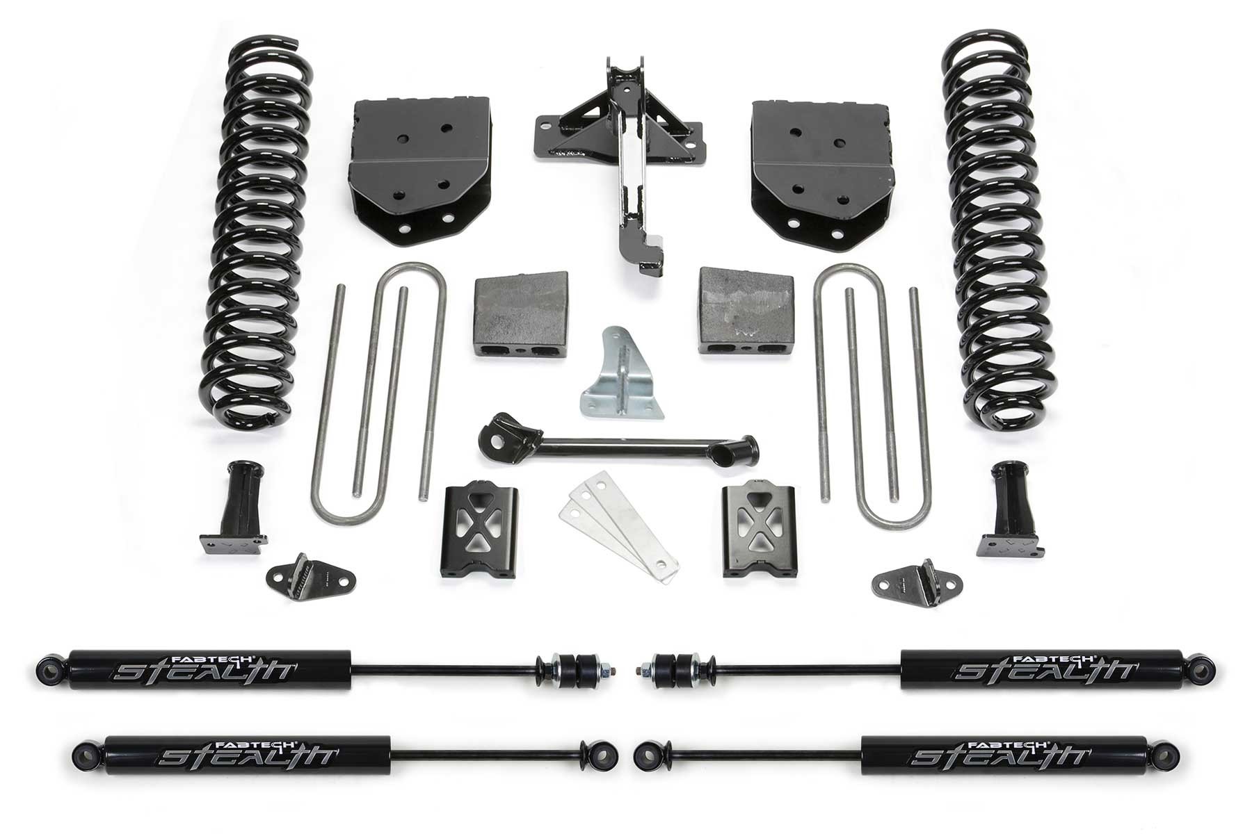 Fabtech | 05-07 Ford F250 4WD w/Overload 6in | Basic System w/Stealth Shocks