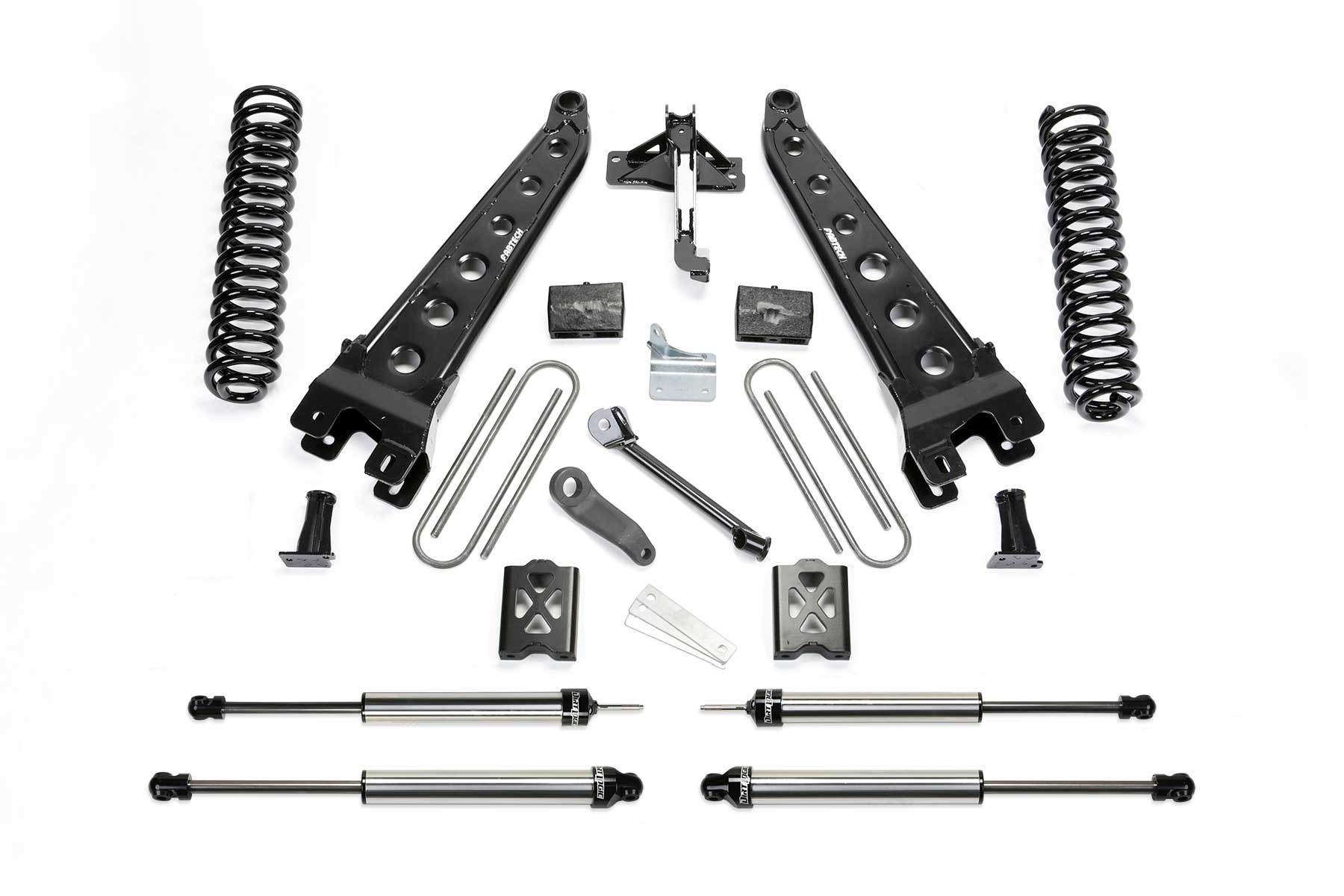 Fabtech | 05-07 Ford F250 4WD w/Overload 6in | Radius Arm System w/DL Shocks