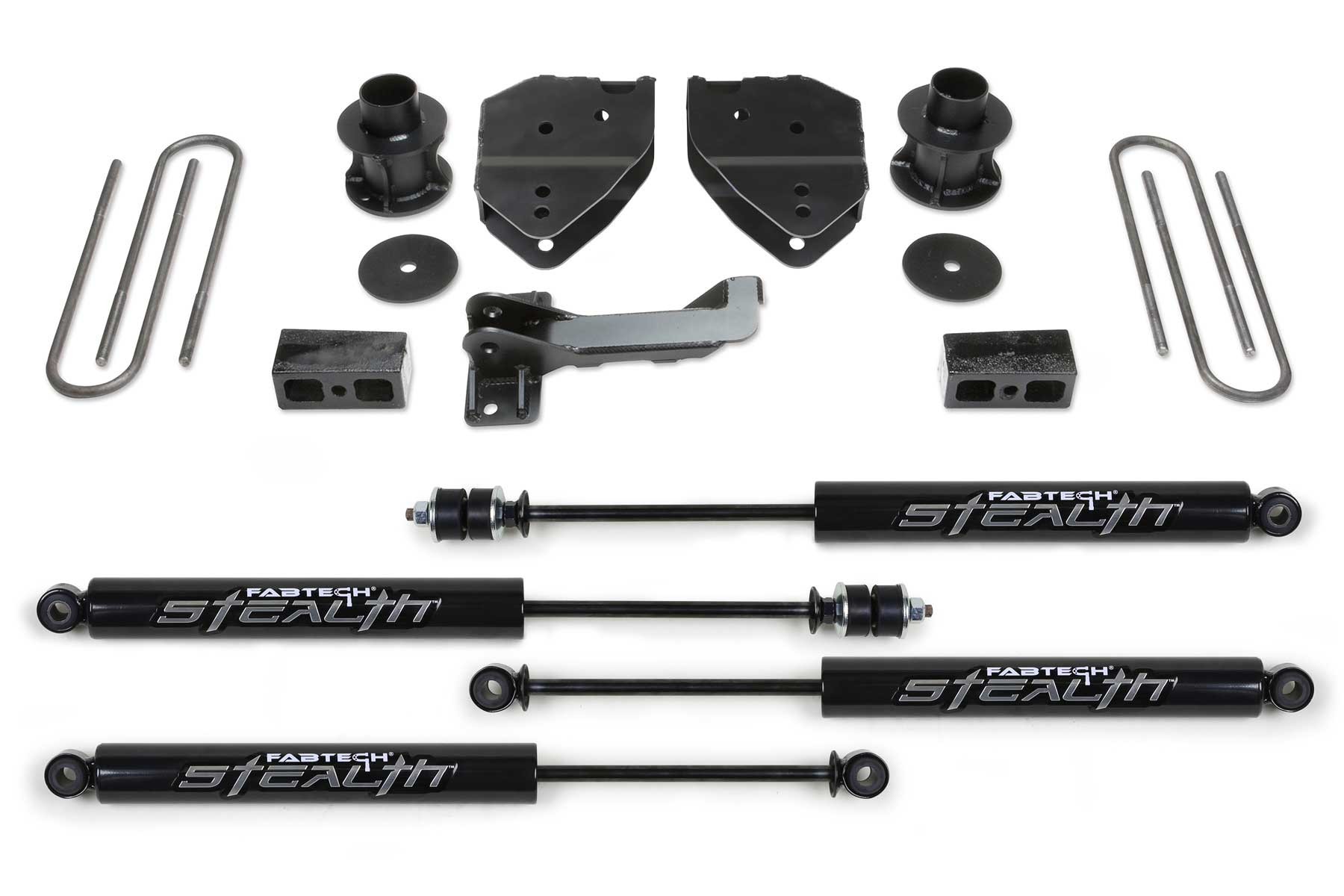 Fabtech | 17-21 Ford F250/350 4WD 4in Budget | System w/Stealth Shocks