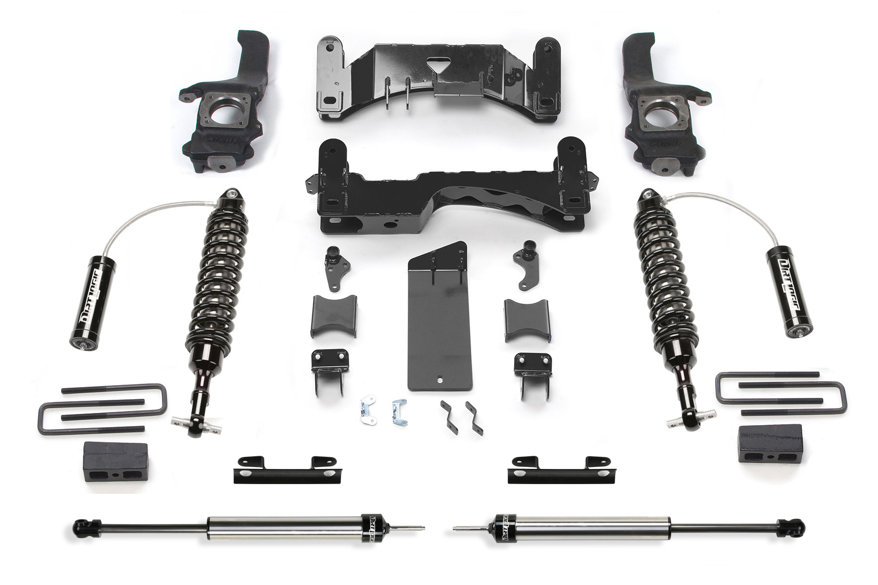 Fabtech | 16-21 Toyota Tundra 2WD/4WD 6in Perf. | System w/DL 2.5 Resi Coilovers & Rear DL Shocks
