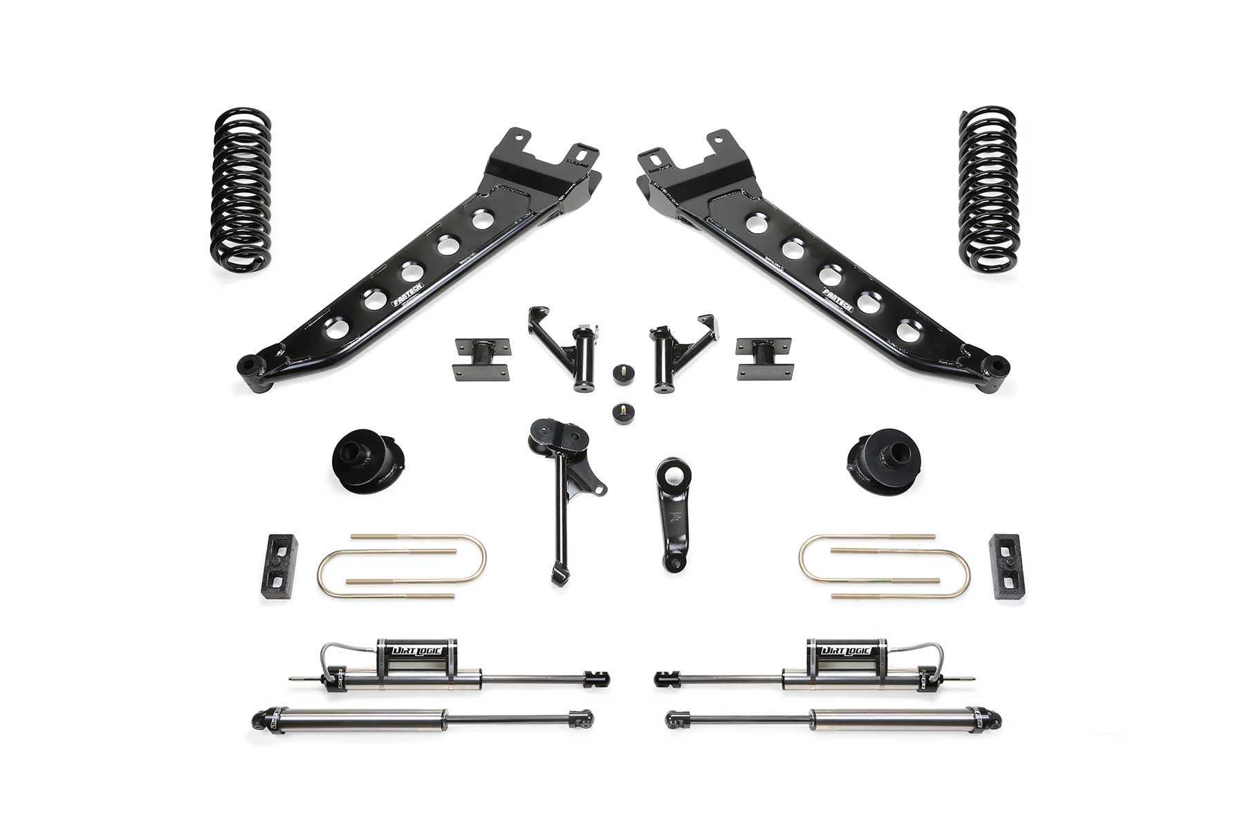 Fabtech | 13-18 Ram 3500 4WD 5in Radius | Arm System w/DL Shocks