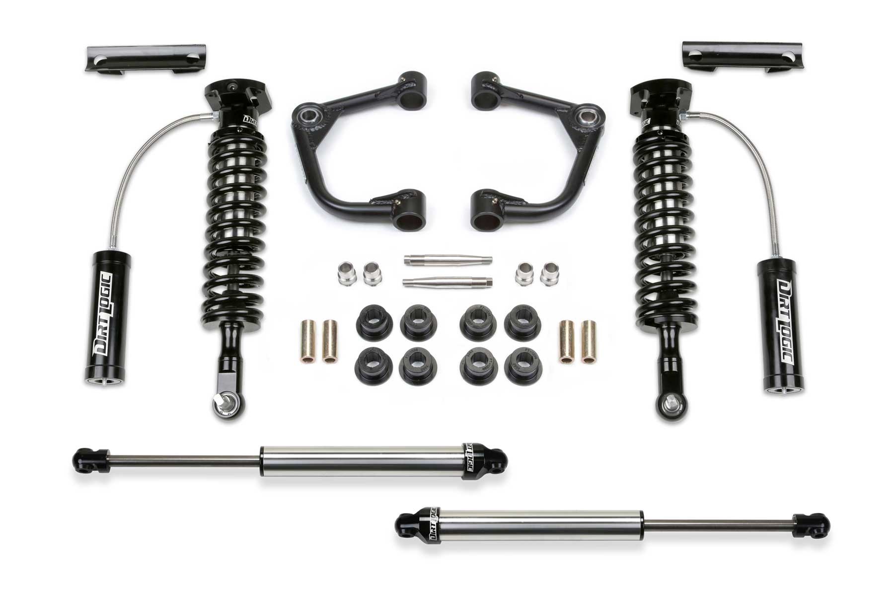 Fabtech | 15-20 Ford F150 4WD 2in Uniball | UCA System w/DL 2.5 Resi Coilovers & Rear DL 2.25 Shocks