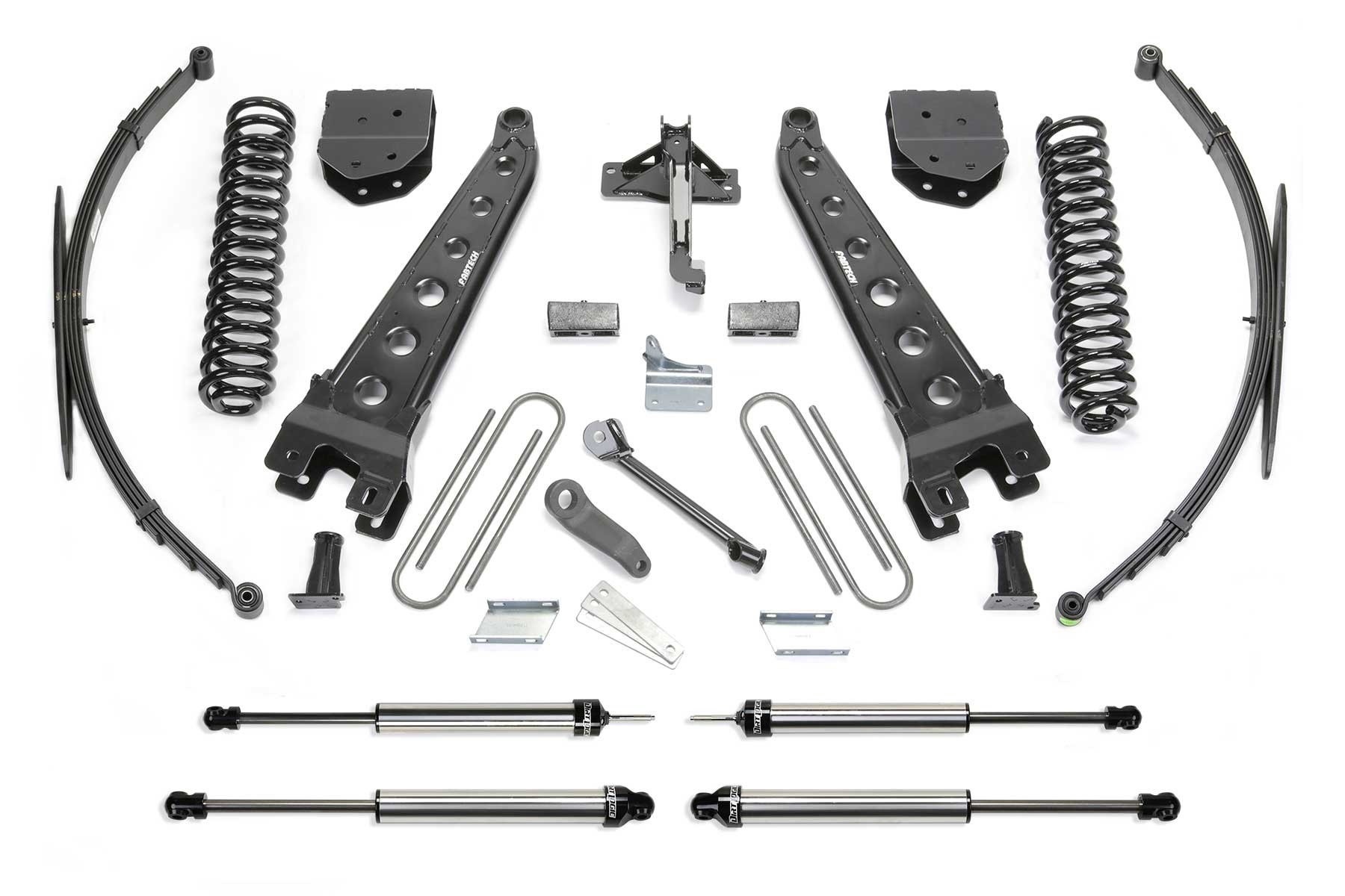 Fabtech | 11-16 Ford F350 4WD 10in Radius | Arm System w/DL Shocks