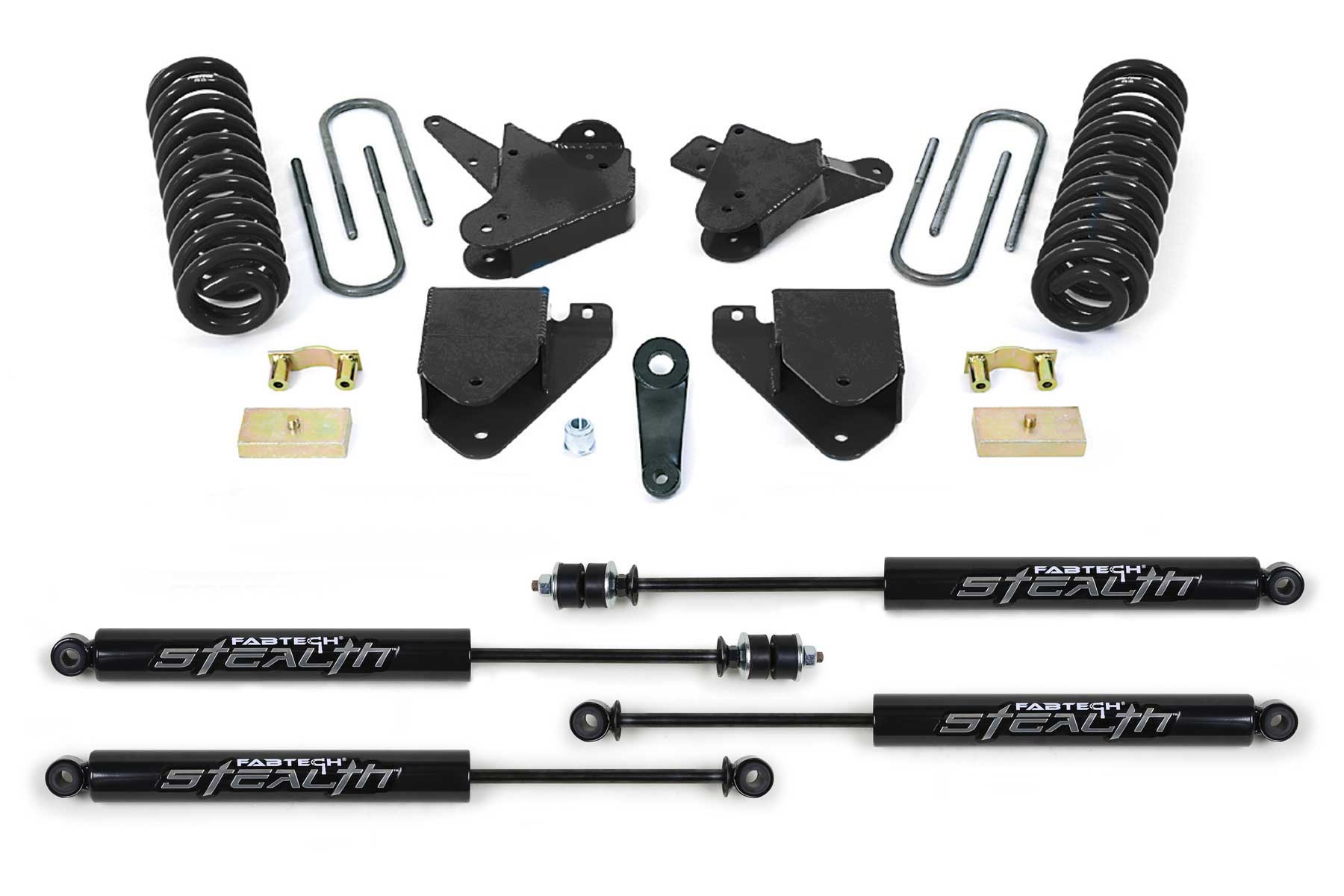 Fabtech | 05-07 Ford F250 2WD V8 Gas | 6in Basic System w/Stealth Shocks