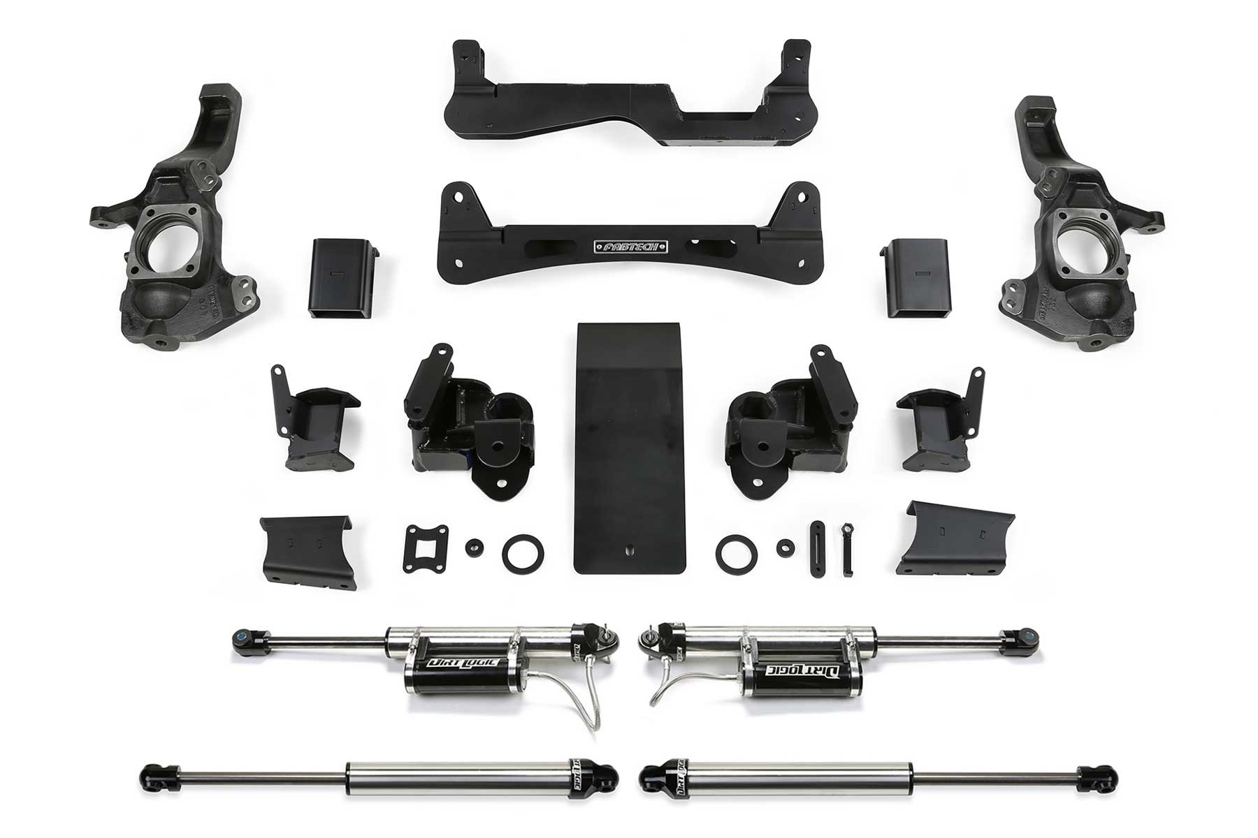 Fabtech | 20-21 Silverado 2500HD,Sierra 2500HD 4WD 6in | Lift System w/2.25 DL Resi Shocks