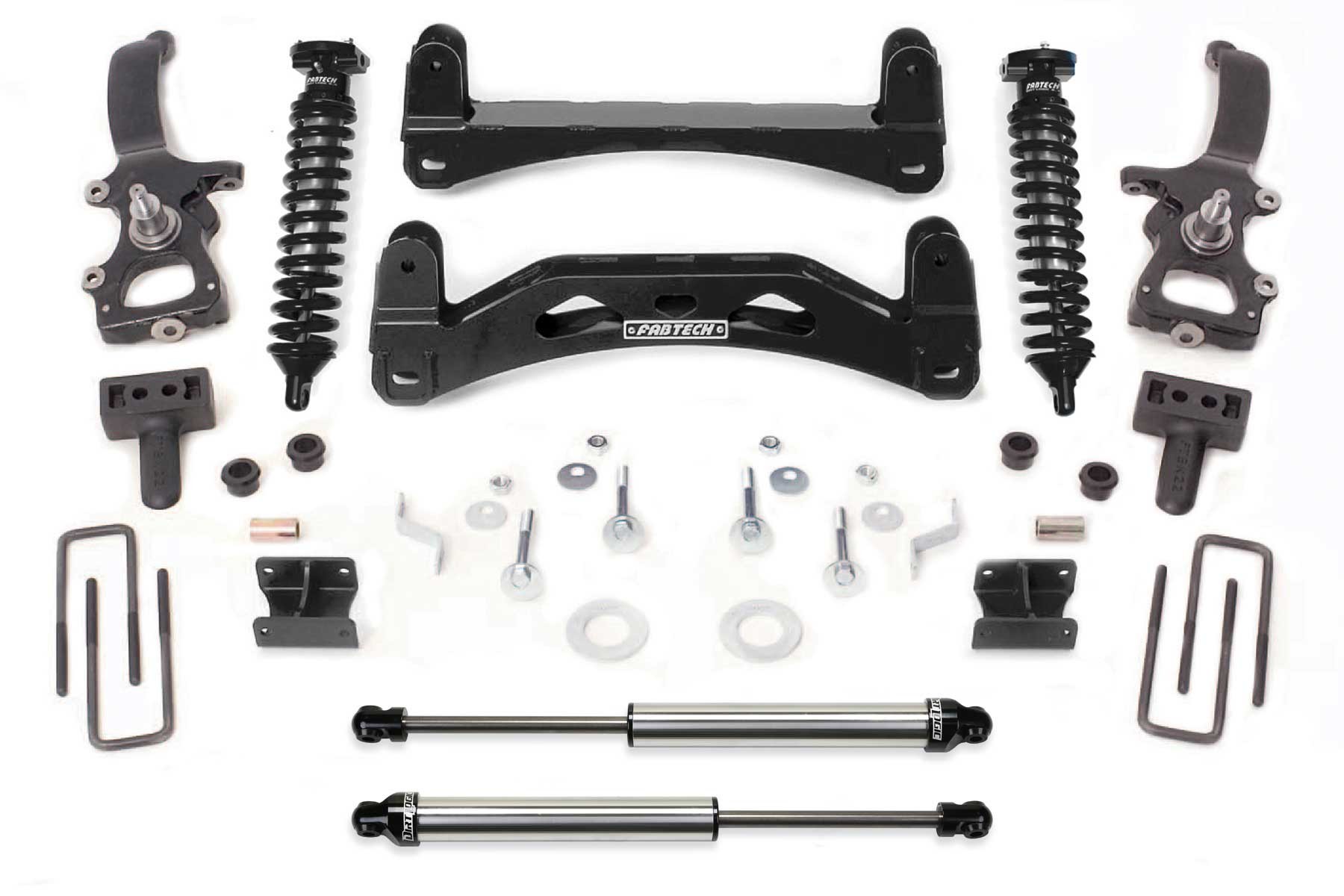 Fabtech | 04-08 Ford F150 2WD 6in Perf. | System w/DL 2.5 Coilovers & Rear DL Shocks