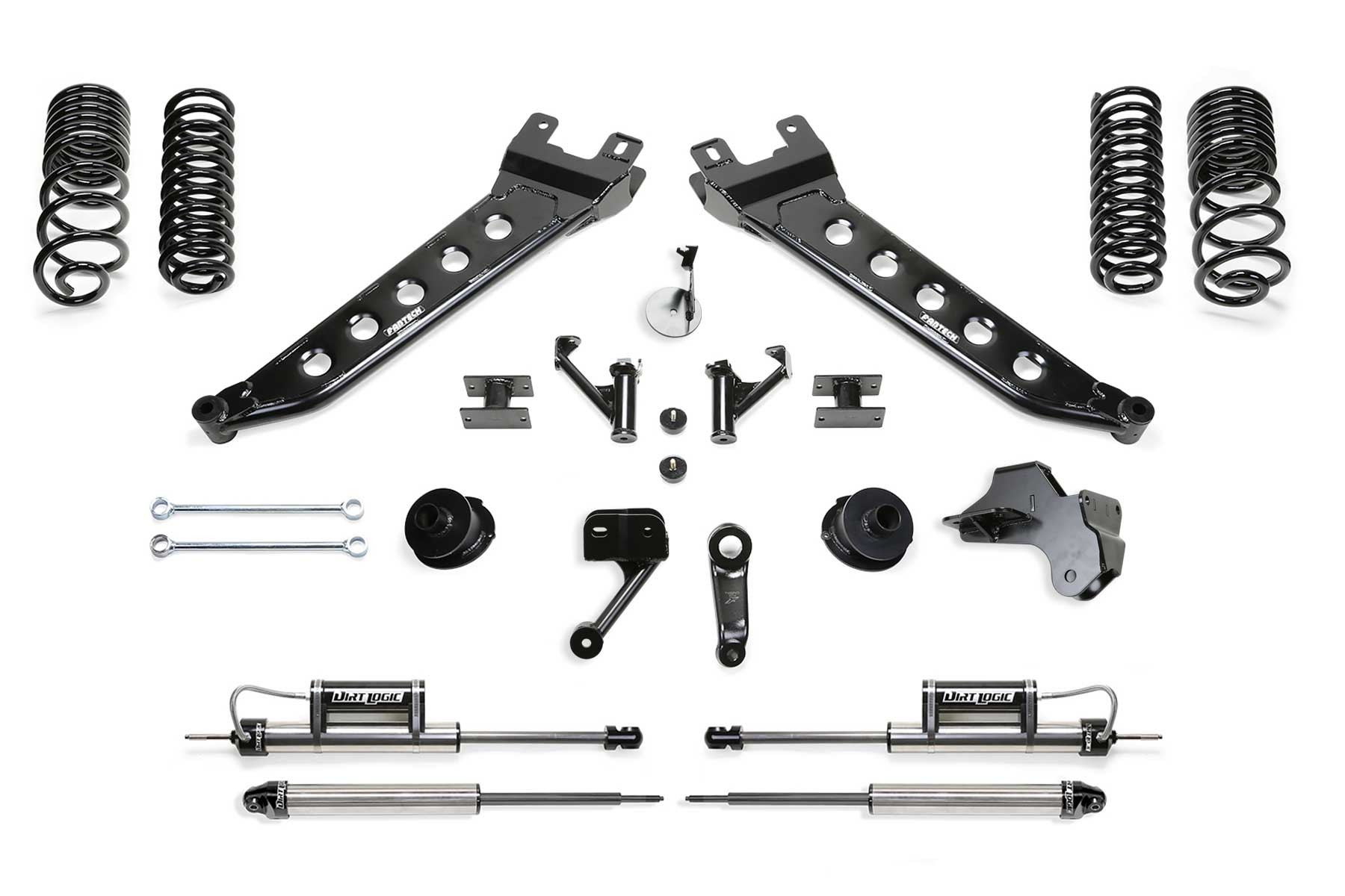 Fabtech | 19-21 Ram 2500 4WD 5in Radius | Arm System w/Coil Springs & DL Shocks
