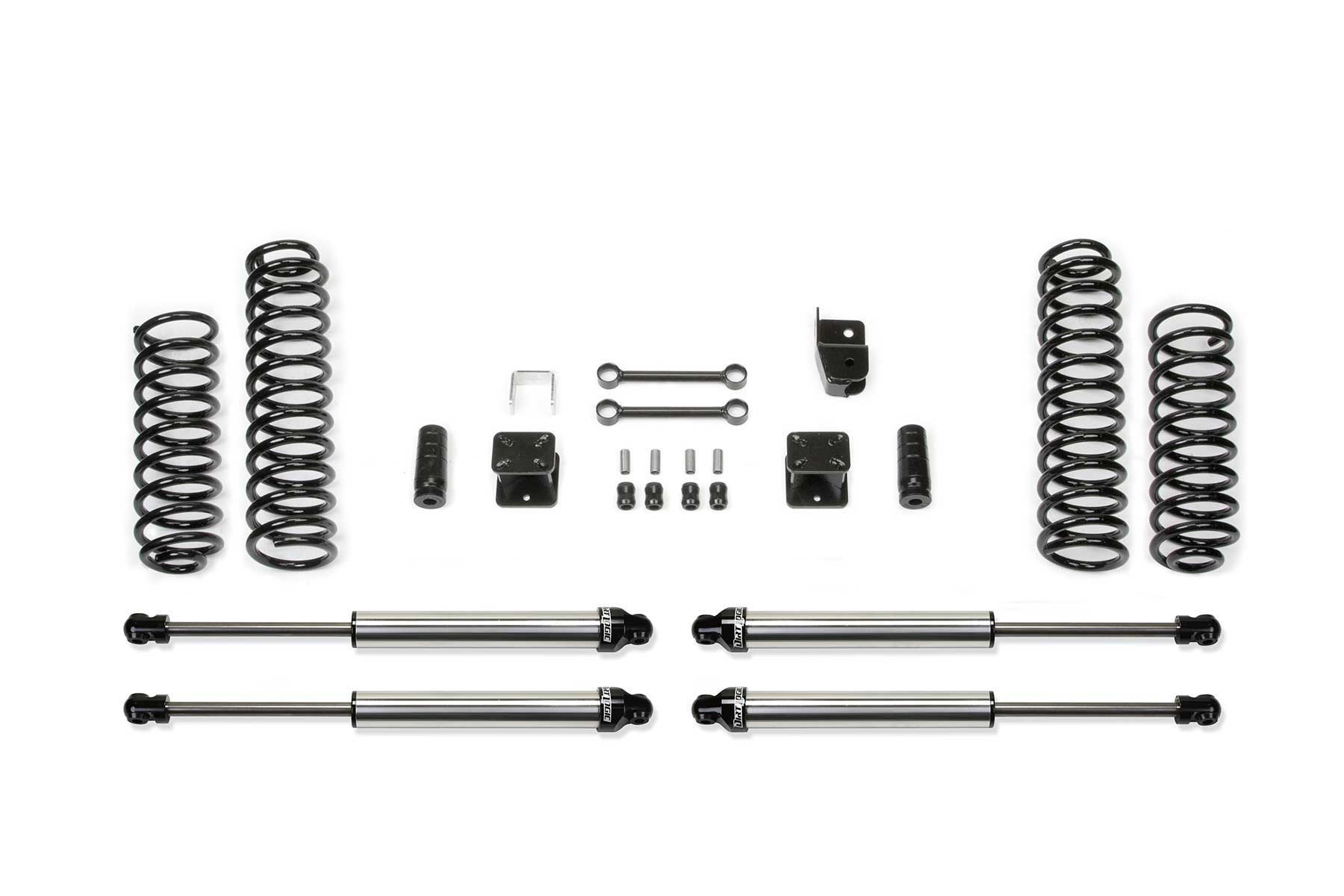 Fabtech | 07-18 Jeep JK 4WD 2-Door 3in | Sport System w/DL Shocks