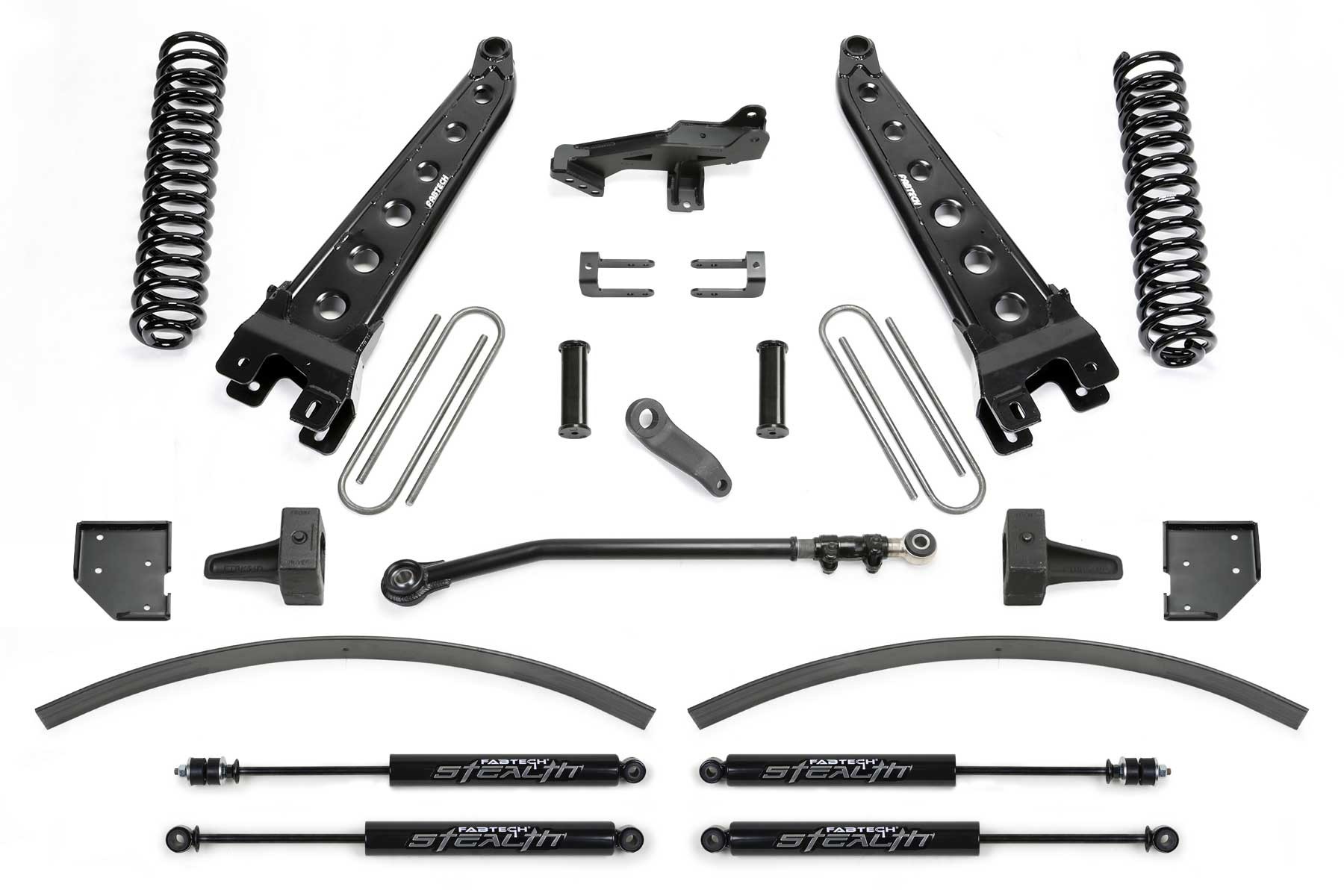 Fabtech | 17-21 Ford F250/350 4WD Diesel 8in | Radius Arm System w/Stealth Shocks