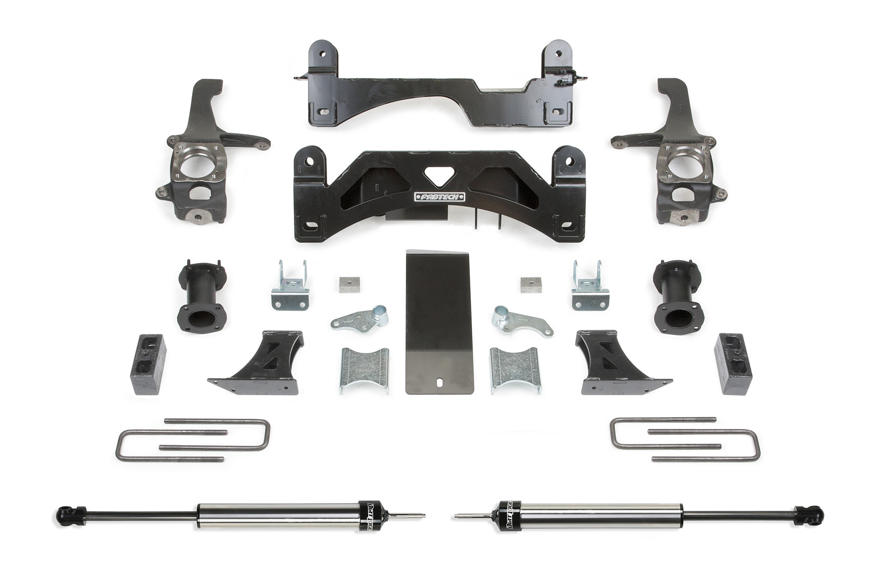 Fabtech | 16-21 Toyota Tundra 2WD/4WD 6in Basic | System w/Coilover Spacers & Rear DL Shocks