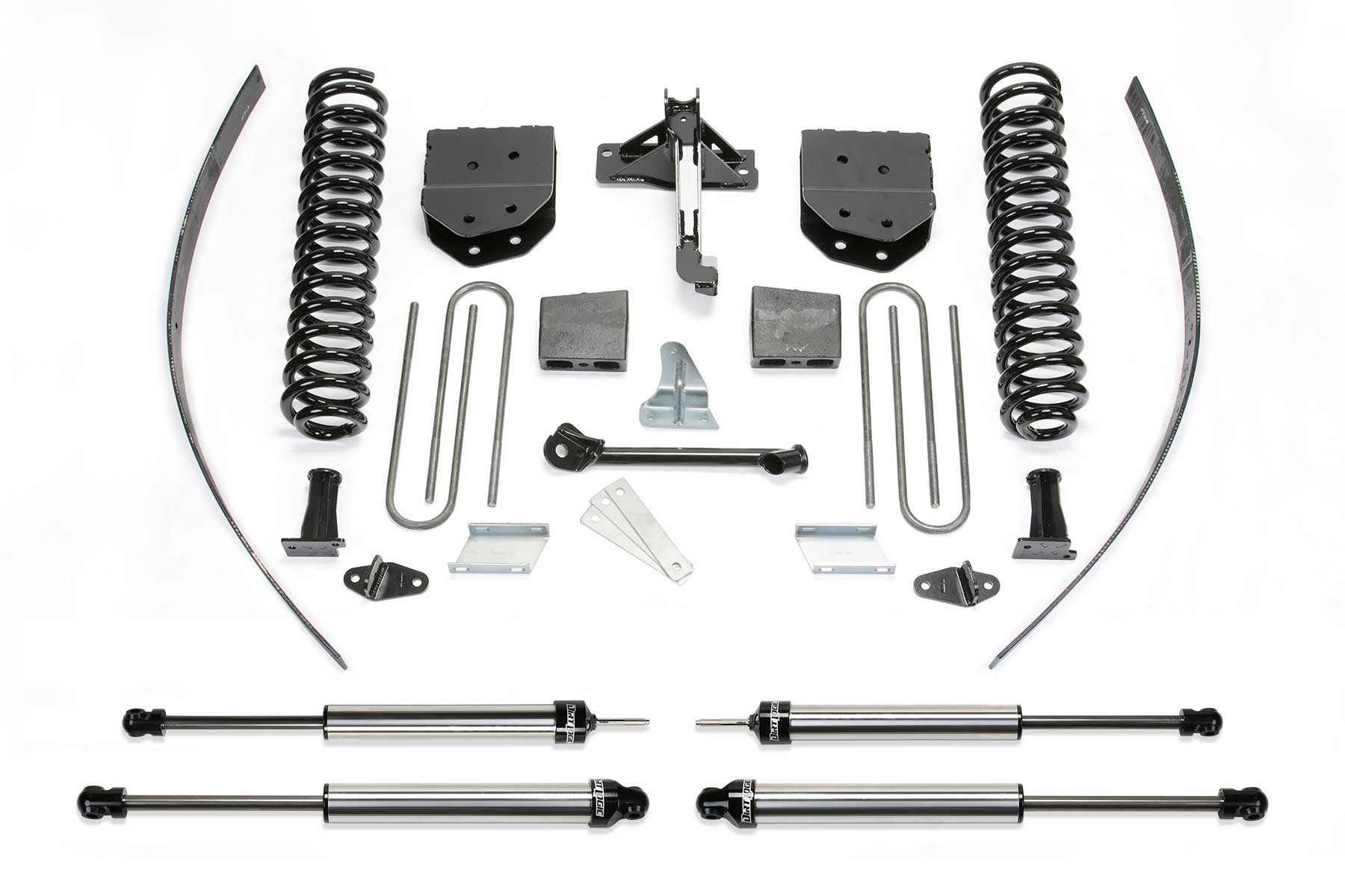 Fabtech | 08-16 Ford F250 4WD w/Overload 8in | Basic System w/DL Shocks