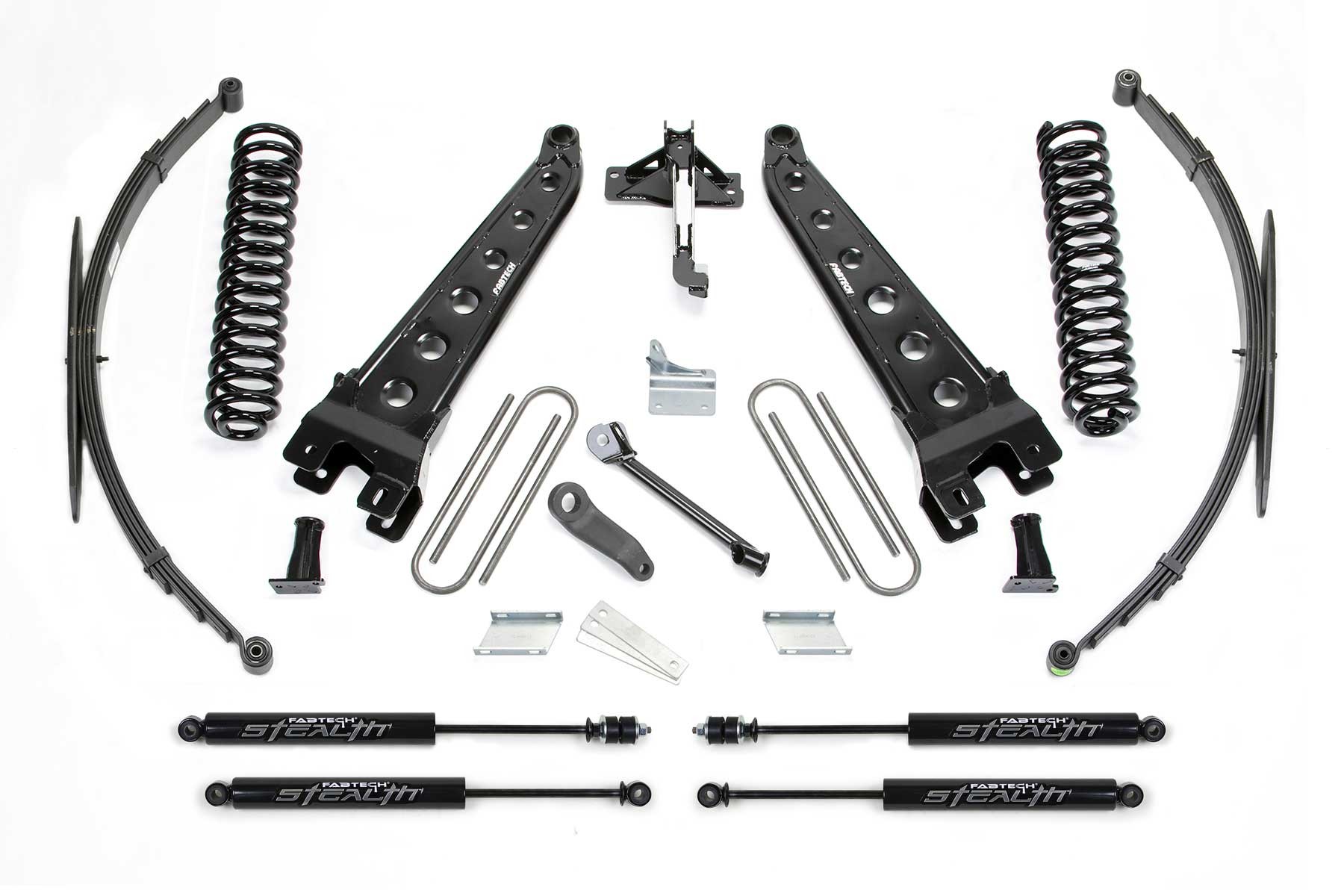 Fabtech | 08-16 Ford F250/350 4WD 8in Radius | Arm System w/Stealth Shocks