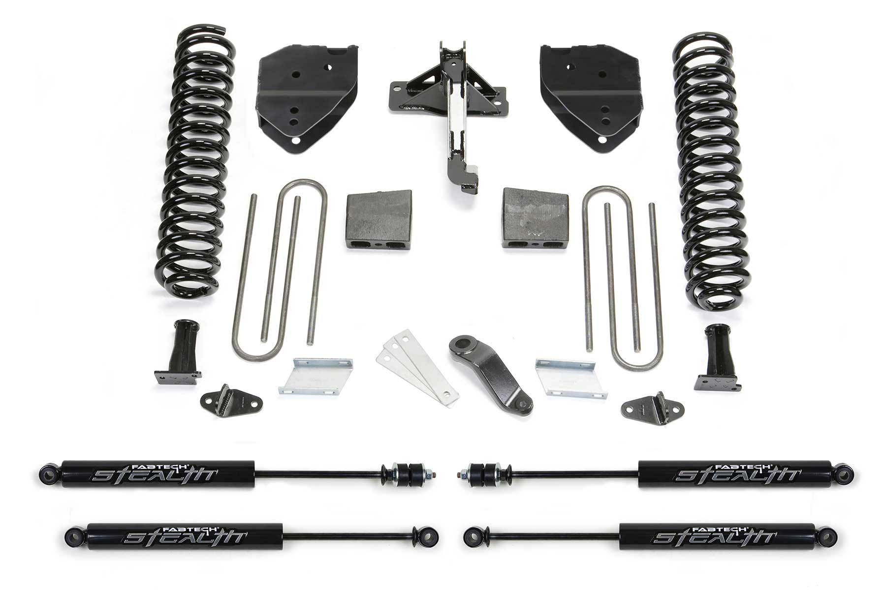 Fabtech | 17-21 Ford F250/350 4WD Gas 6in | Basic System w/Stealth Shocks