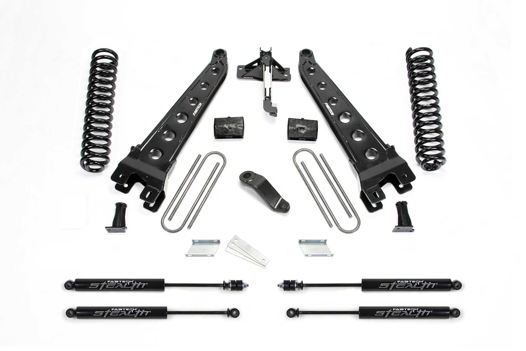 Fabtech | 17 Ford F450/F550 4WD Diesel 6in | Radius Arm System w/Stealth Shocks