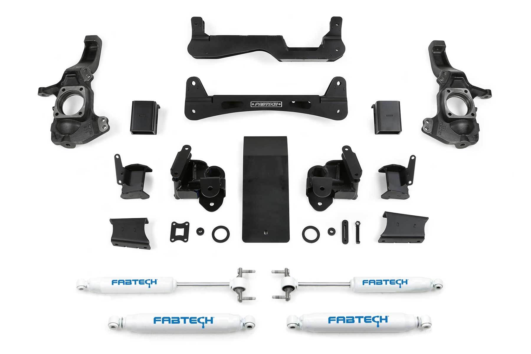 Fabtech | 20-21 Silverado 3500HD,Sierra 3500HD 4WD 6in | Lift System w/Perf. Shocks