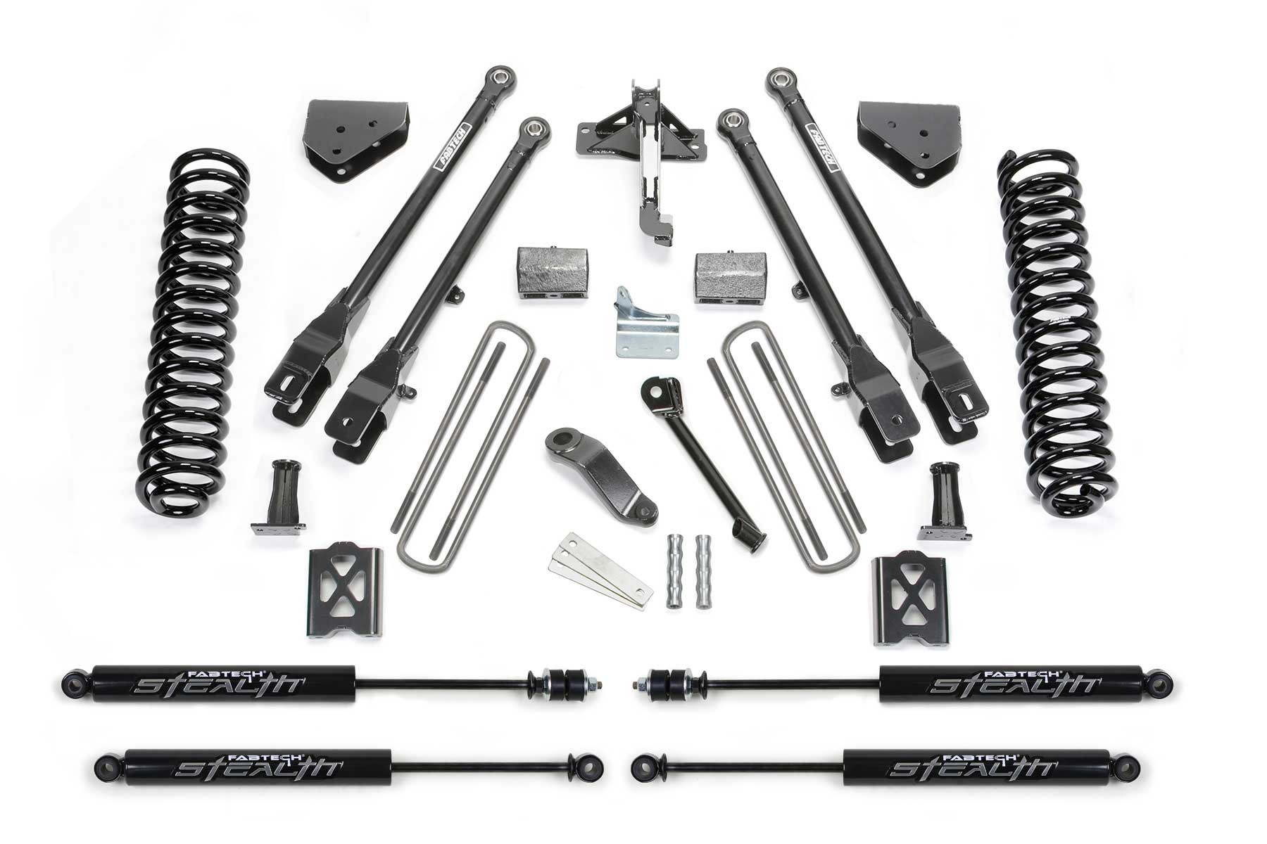 Fabtech | 05-07 Ford F350 4WD 6in 4 | Link System w/Stealth Shocks