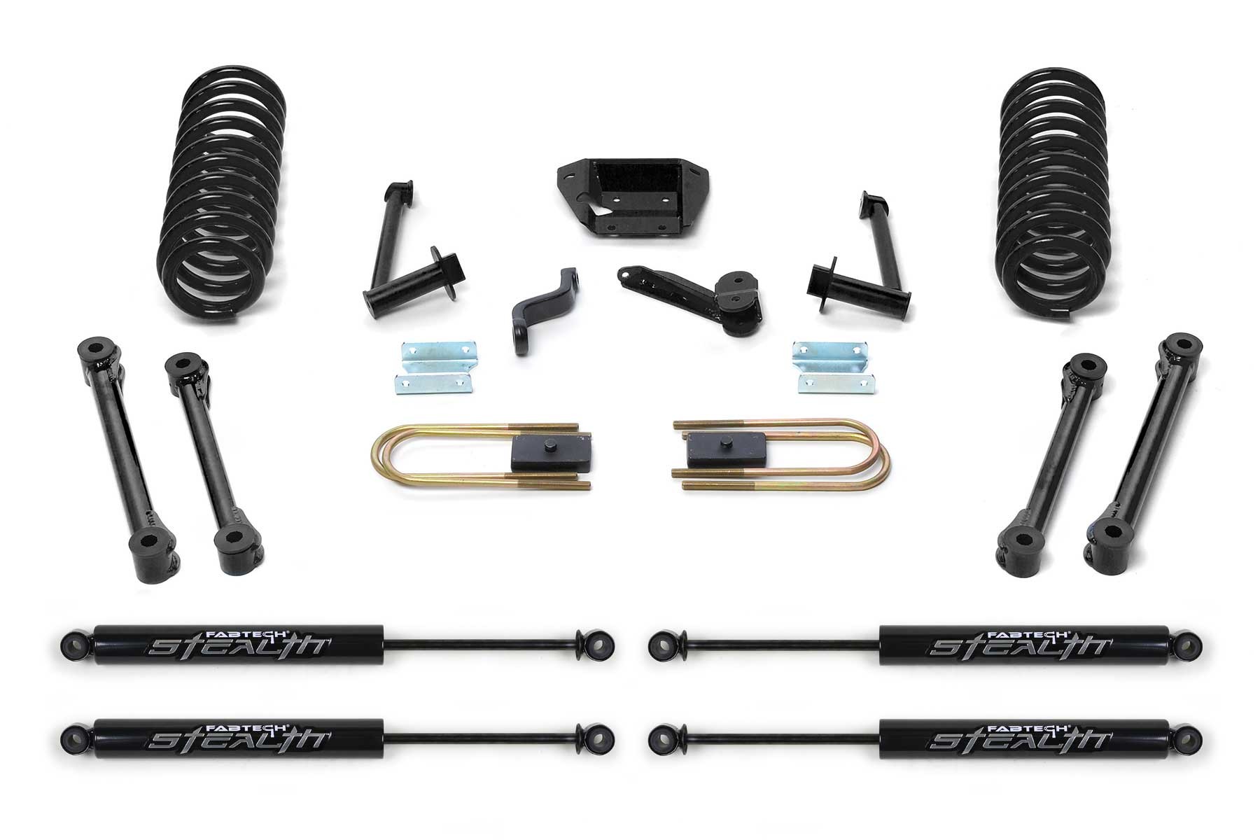 Fabtech | 06-07 Dodge 2500/3500 4WD 5.9L Diesel | w/Auto 6in Perf. System w/Stealth Shocks