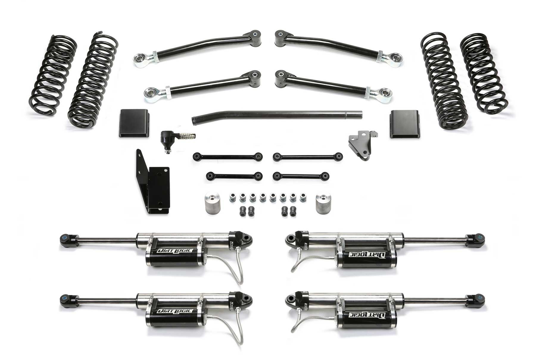 Fabtech | 20-21 Jeep Gladiator JT 6 Cyl | 4WD 5in Trail System w/DL 2.25 Resi Shocks