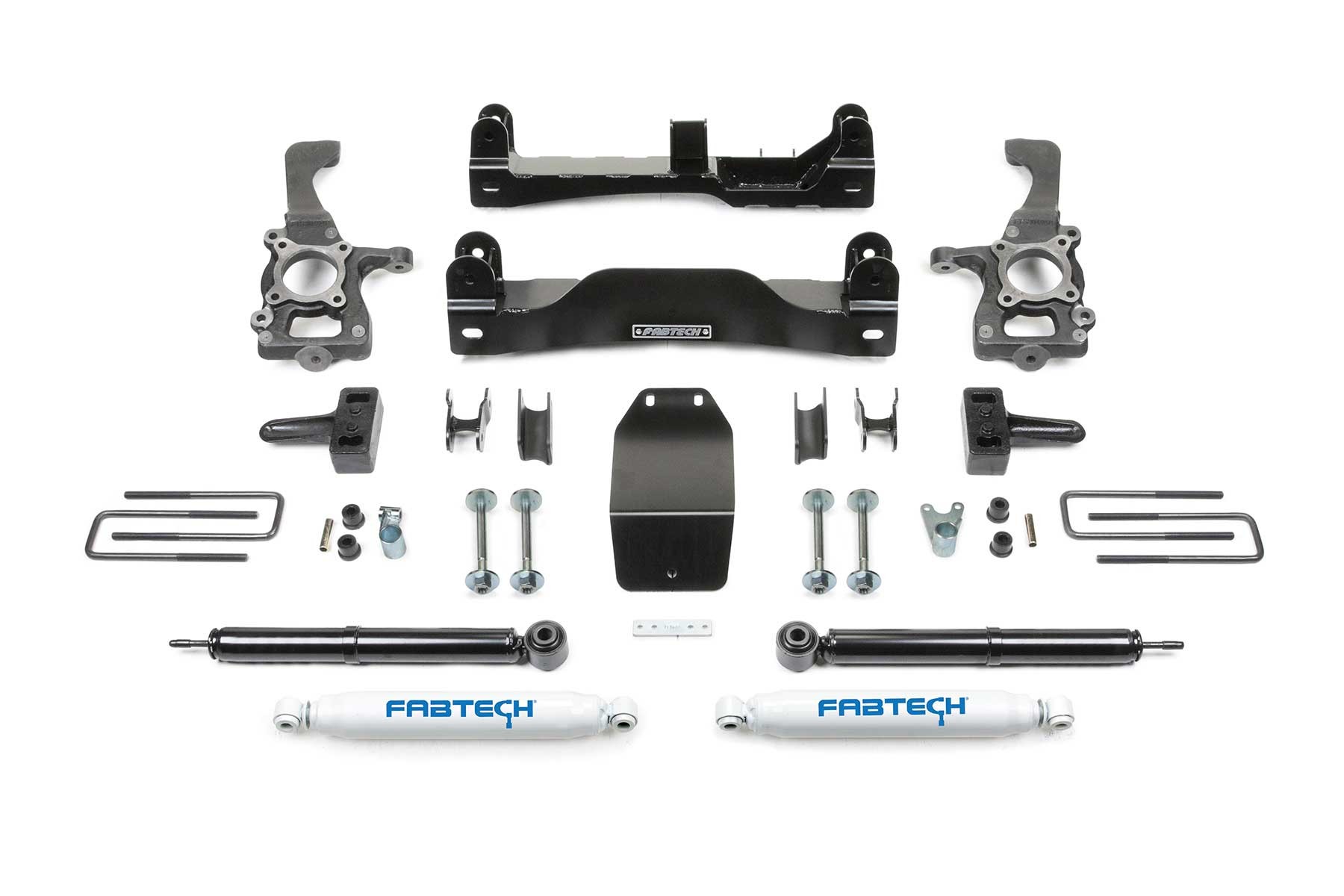 Fabtech | 14 Ford F150 4WD 4in Basic | System w/Rear Perf. Shocks
