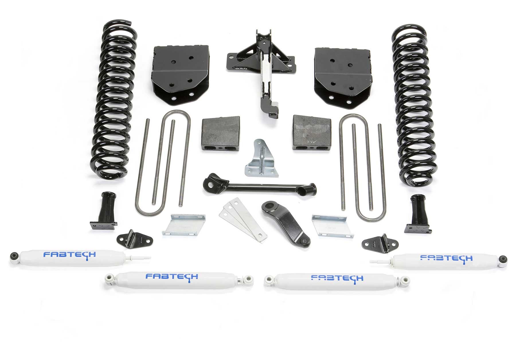 Fabtech | 11-13 Ford F450/550 4WD 10 Lug | 6in Basic System w/Perf. Shocks