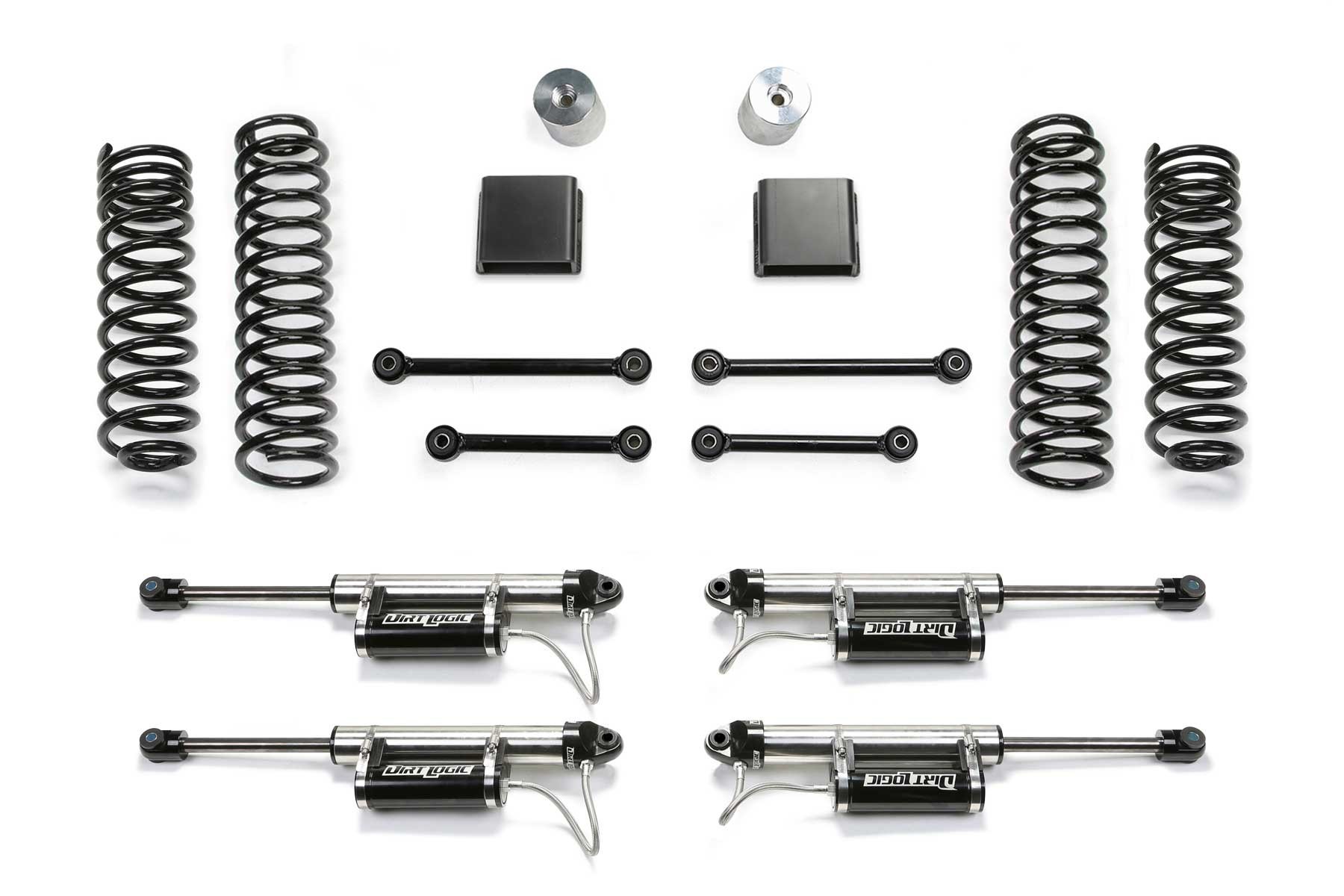 Fabtech | 20-21 Jeep Gladiator JT 6 Cyl | 4WD 3in Sport II System w/DL 2.25 Resi Shocks