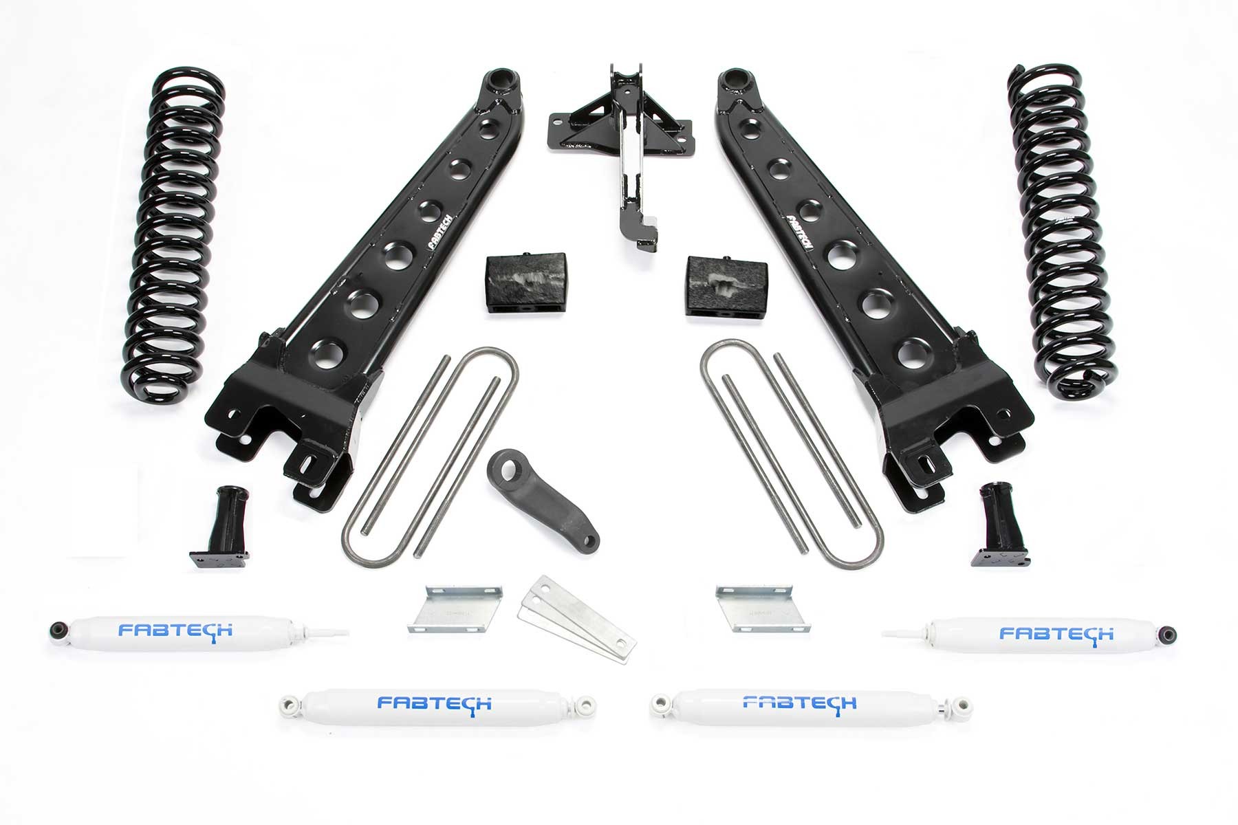 Fabtech | 17-21 Ford F250/350 4WD Gas 6in | Radius Arm System w/Perf. Shocks