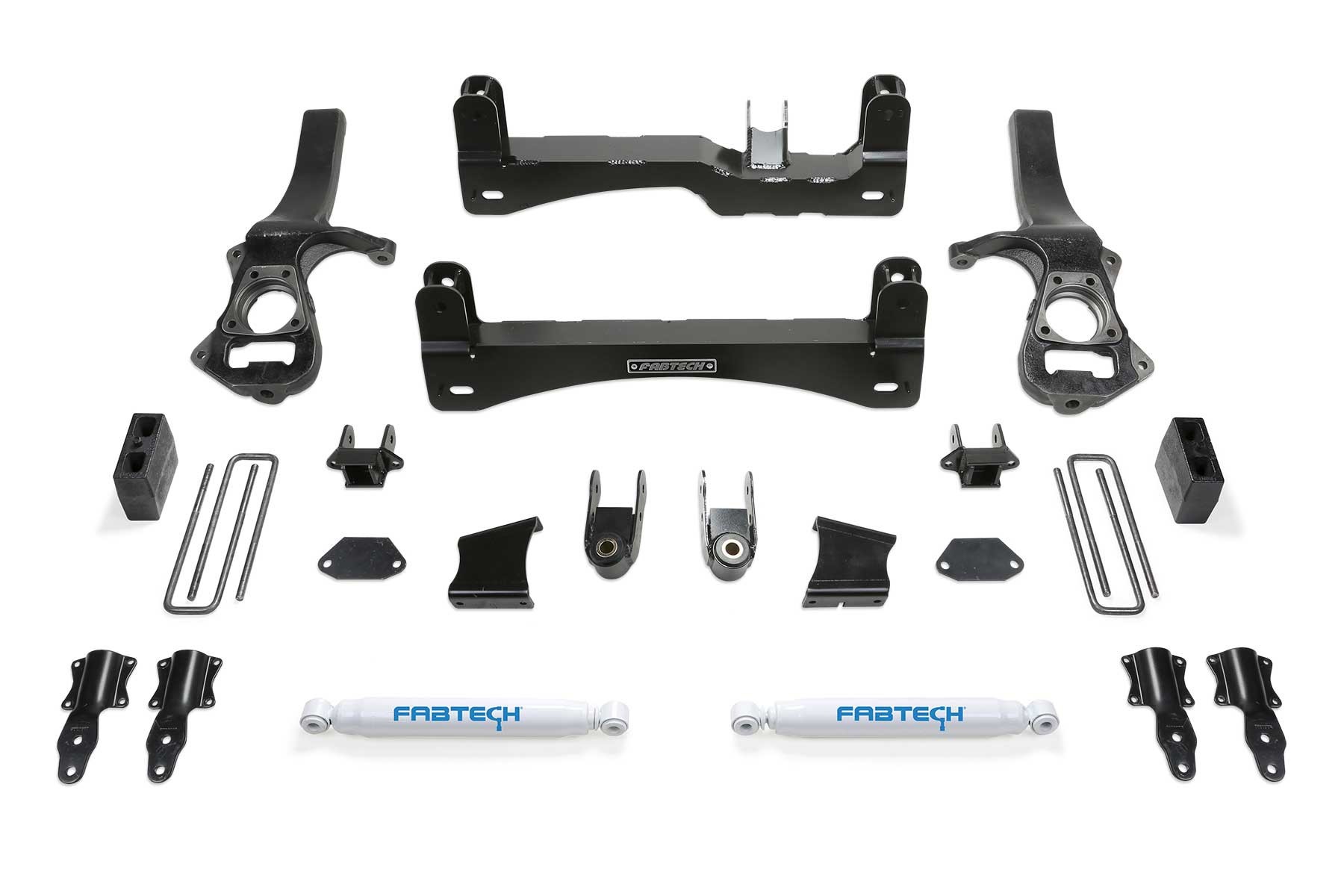 Fabtech | 19-21 Silverado 1500/Sierra 1500 2WD 6in | Basic System w/Perf. Shocks