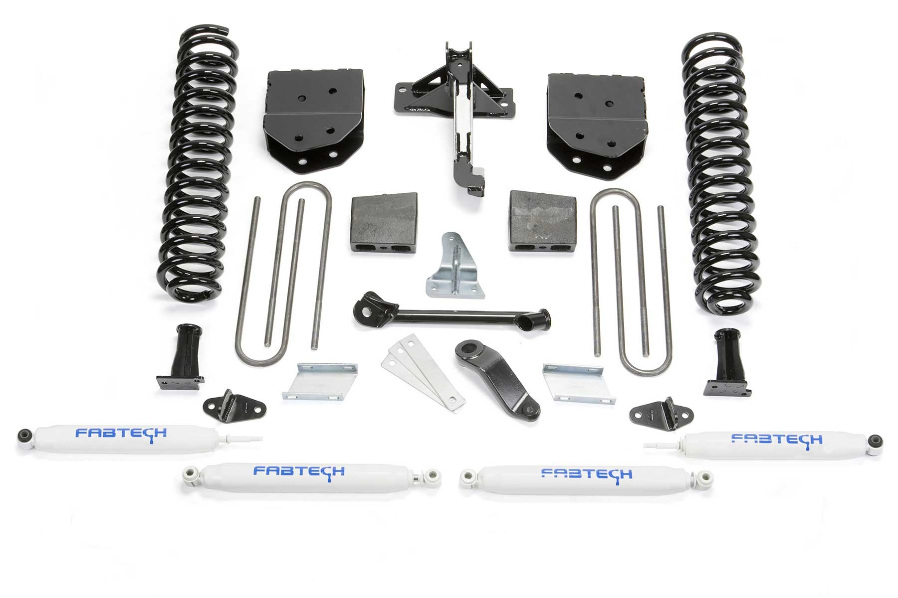 Fabtech | 08-16 Ford F350 4WD 8 Lug | 6in Basic System w/Perf. Shocks