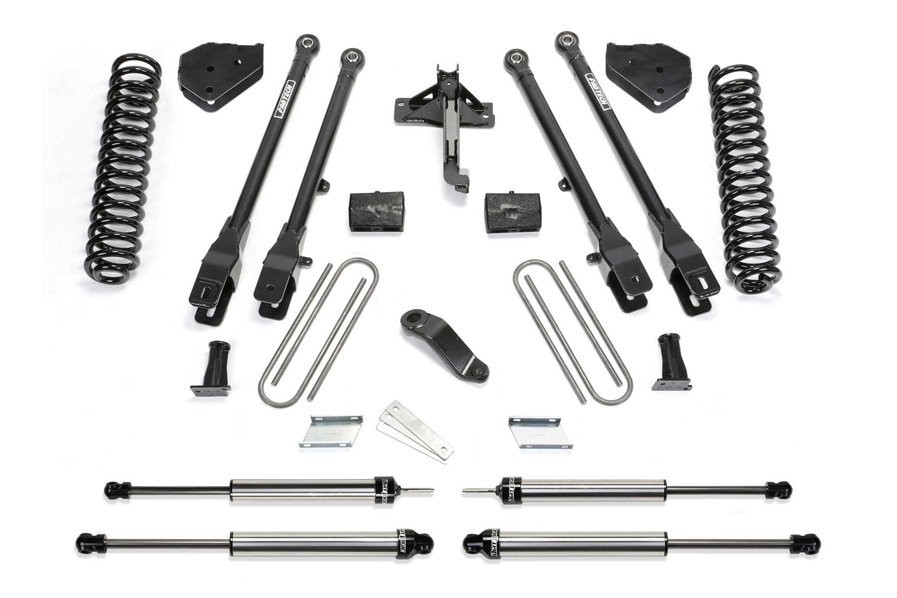 Fabtech | 19-20 Ford F450/550 4WD 6in 4 | Link System w/DL Shocks