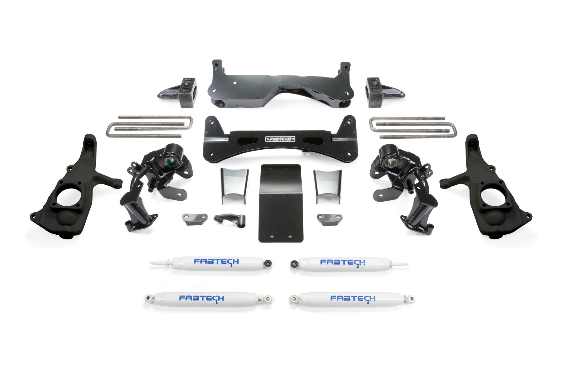 Fabtech | 11-19 Silverado 3500HD/Sierra 3500HD 2WD/4WD 6in | RTS System w/Perf. Shocks