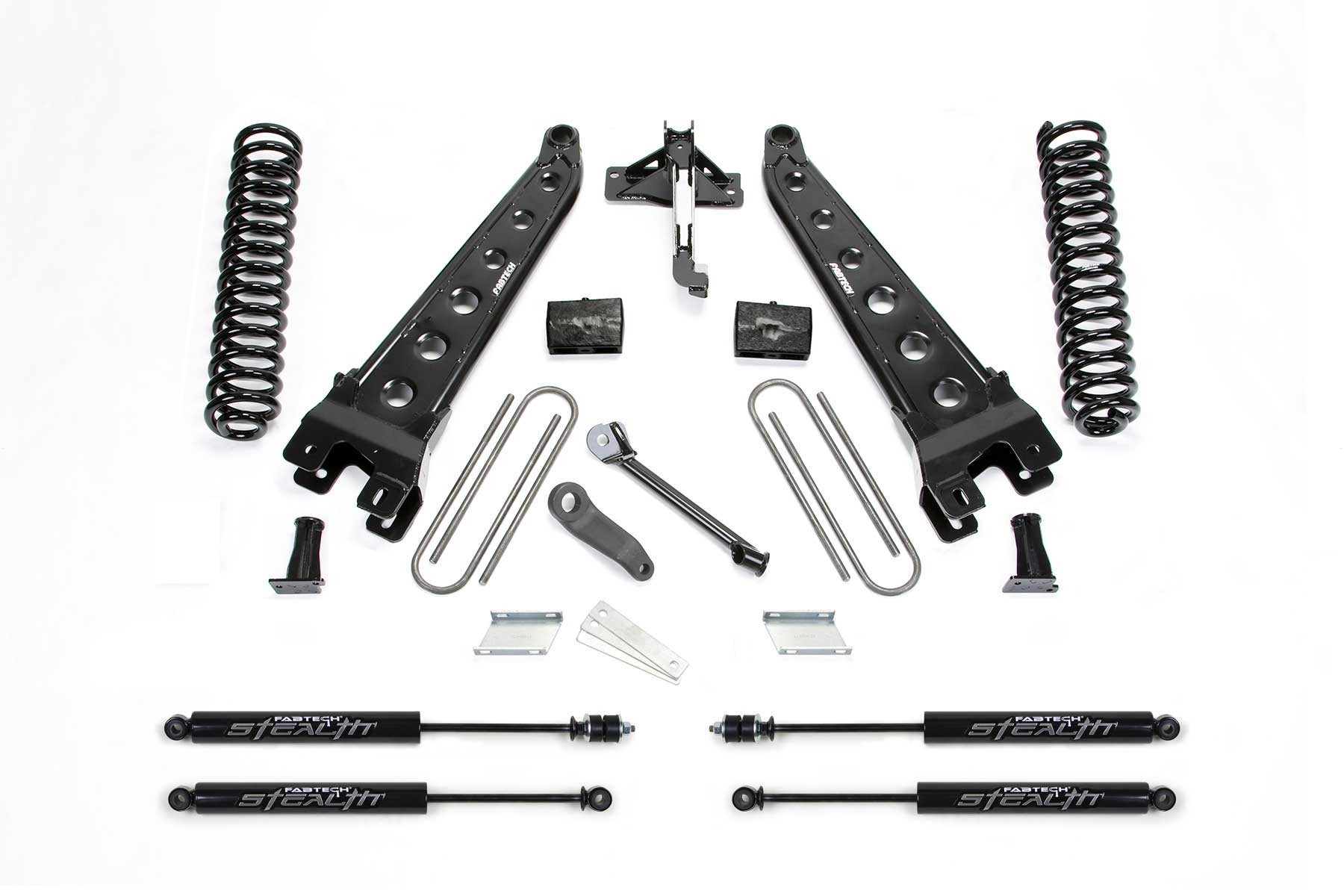 Fabtech | 17-21 Ford F250/350 4WD Diesel 4in | Radius Arm System w/Stealth Shocks