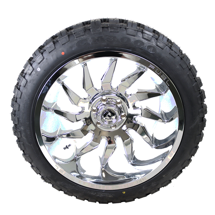 Fuel D743 Saber Chrome Comforser CF3000 M/T