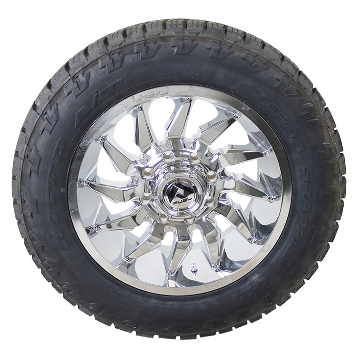 Fuel D743 Saber Chrome Nitto Terra Grappler G2