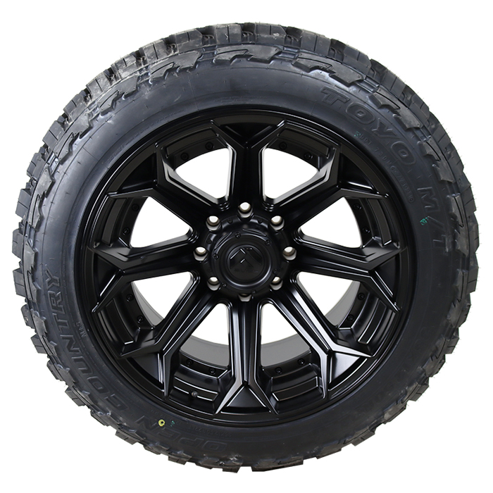 Fuel D706 Siege Matte Black Toyo Open Country M/T