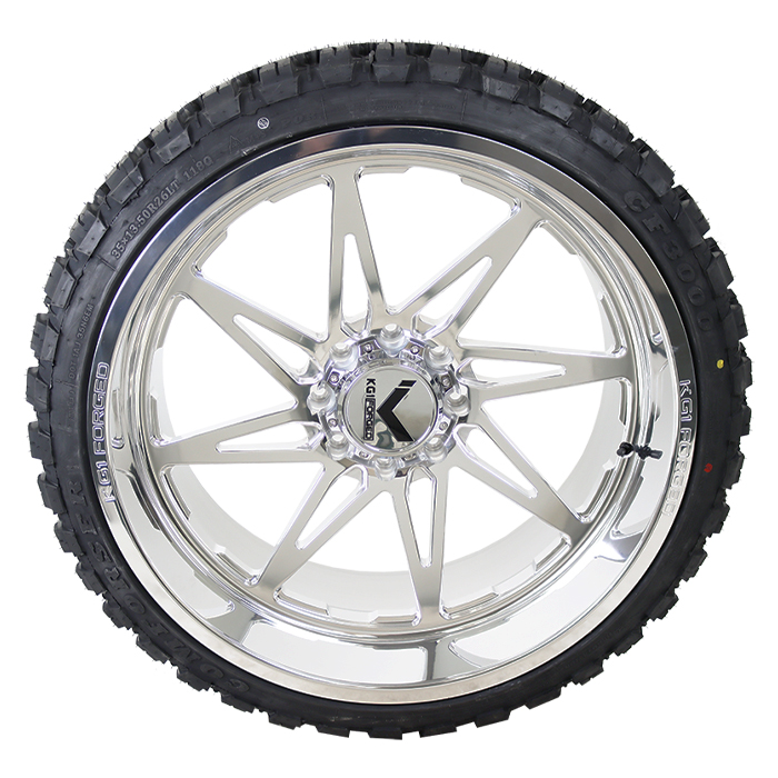 KG1 Forged Kala Polished Comforser CF3000 M/T