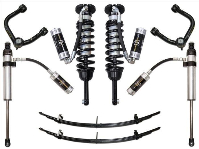 "ICON | 05-15 Toyota Tacoma 0-3.5in,2016+ Toyota Tacoma 0-2.75in | Stg 5 Suspension System w,Tubular Uca"