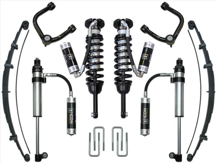 "ICON | 05-15 Toyota Tacoma 0-3.5in,16-17 Toyota Tacoma 0-2.75in | Stg 8 Suspension System w,Tubular Uca"