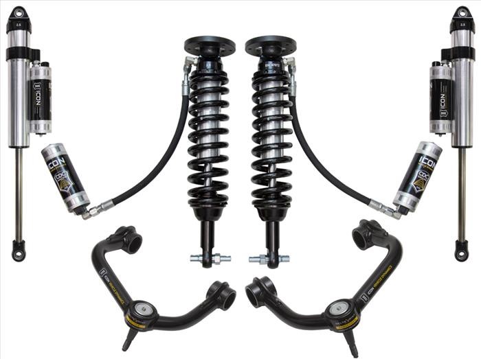 "ICON | 15-20 Ford F-150 2WD 1.75-3in Stage 5 | Suspension System w,Tubular Uca"