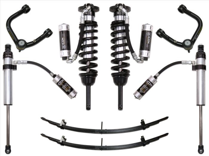 "ICON | 05-15 Toyota Tacoma 0-3.5in,2016+ Toyota Tacoma 0-2.75in | Stg 6 Suspension System w,Tubular Uca"