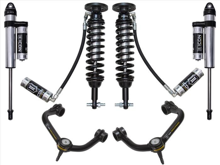 "ICON | 15-20 Ford F-150 2WD 1.75-3in Stage 4 | Suspension System w,Tubular Uca"