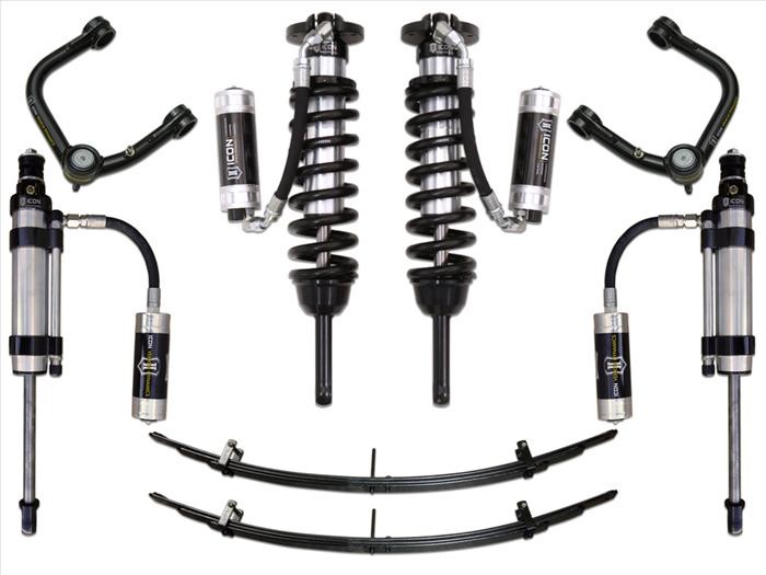 "ICON | 05-15 Toyota Tacoma 0-3.5in,2016+ Toyota Tacoma 0-2.75in | Stg 7 Suspension System w,Tubular Uca"