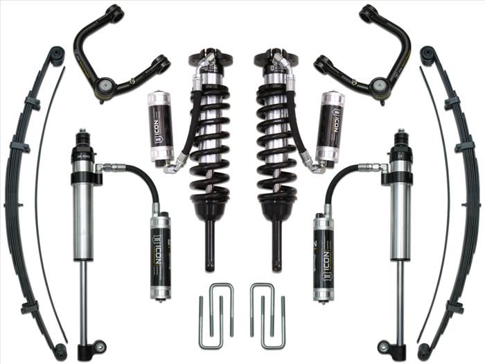 "ICON | 05-15 Toyota Tacoma 0-3.5in,16-17 Toyota Tacoma 0-2.75in | Stg 9 Suspension System w,Tubular Uca"